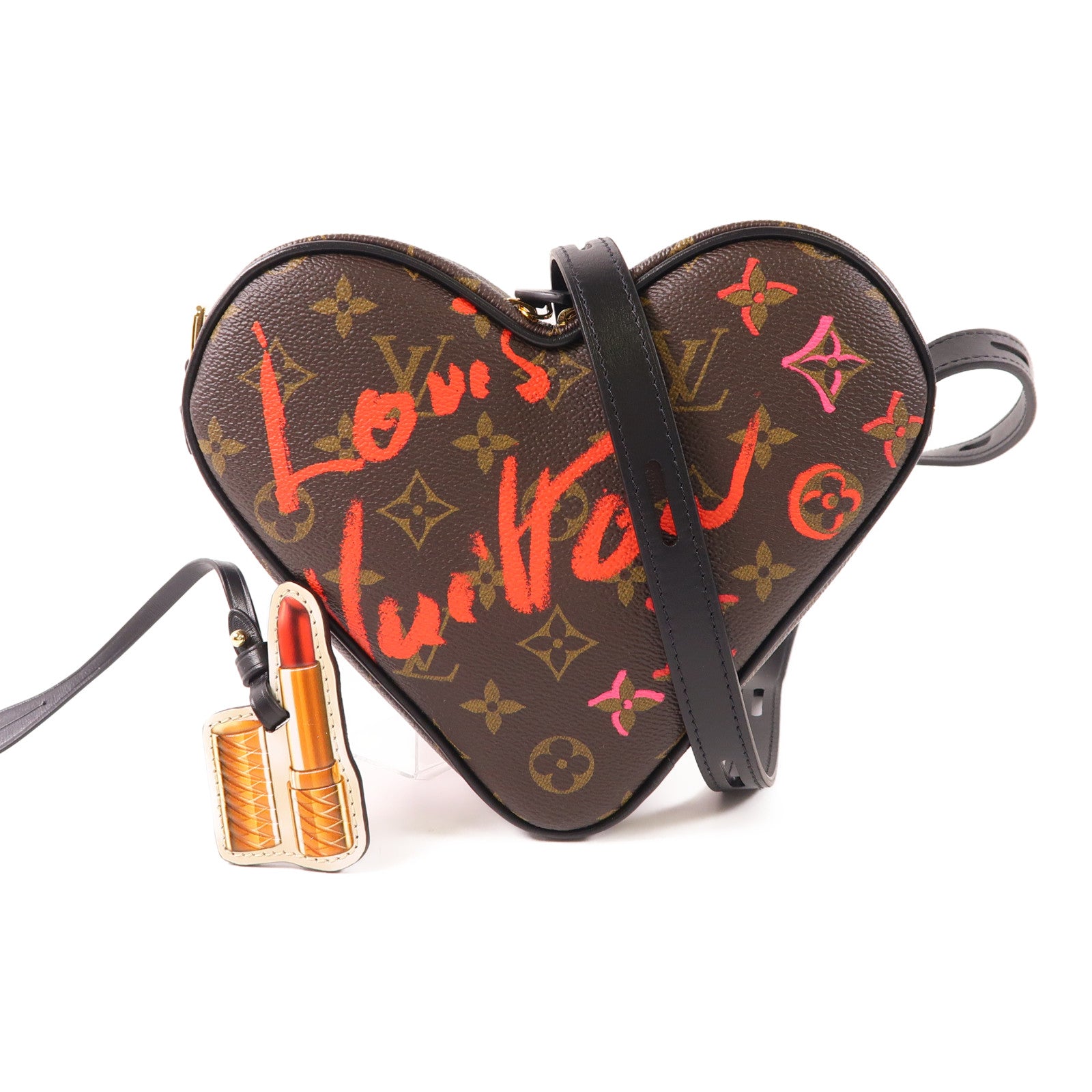 LOUIS VUITTON 【激減優惠】Monogram Sac Coeur Fall In Love金扣肩背袋棕色