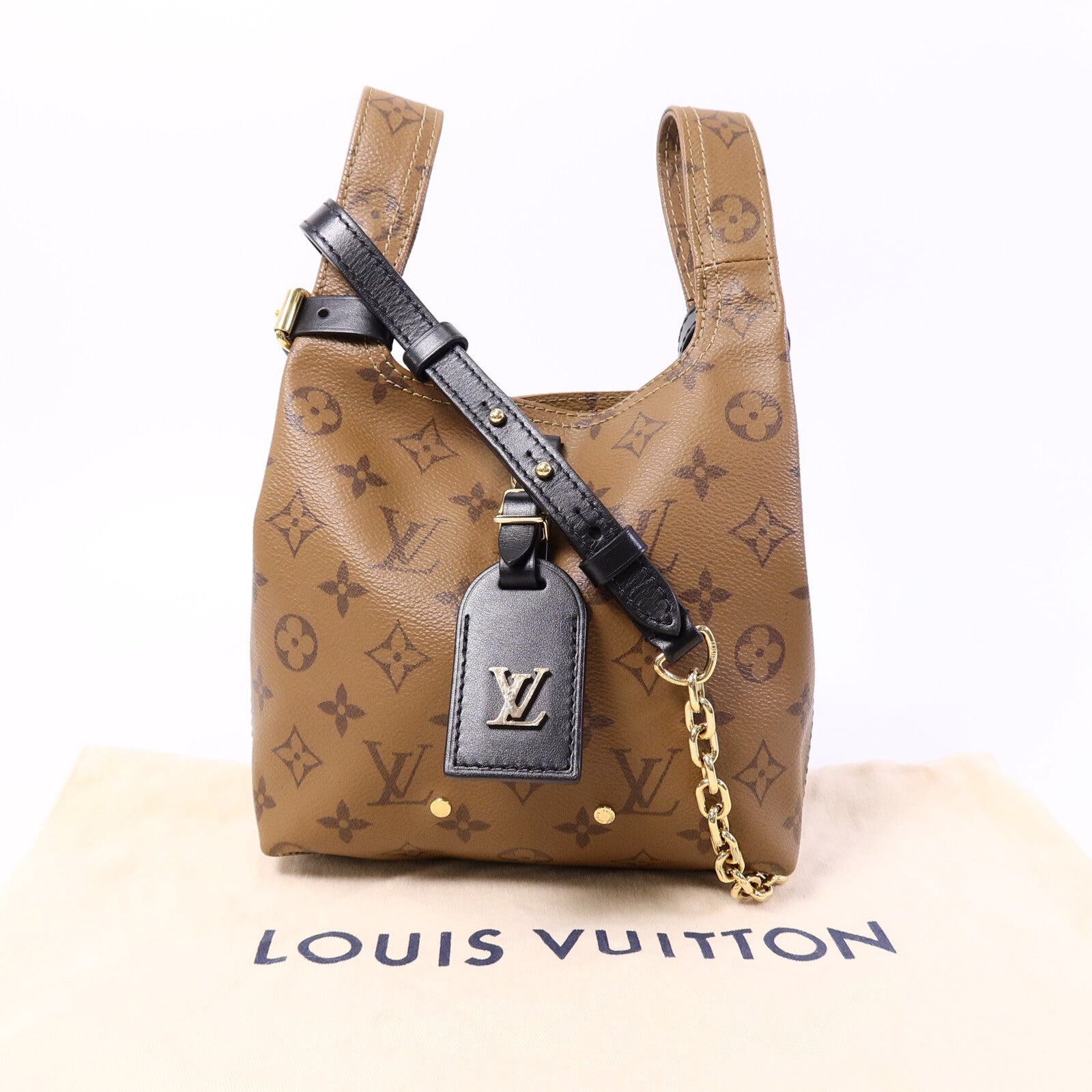 LOUIS VUITTON Monogram Reverse Atlantis BB手挽肩背兩用袋