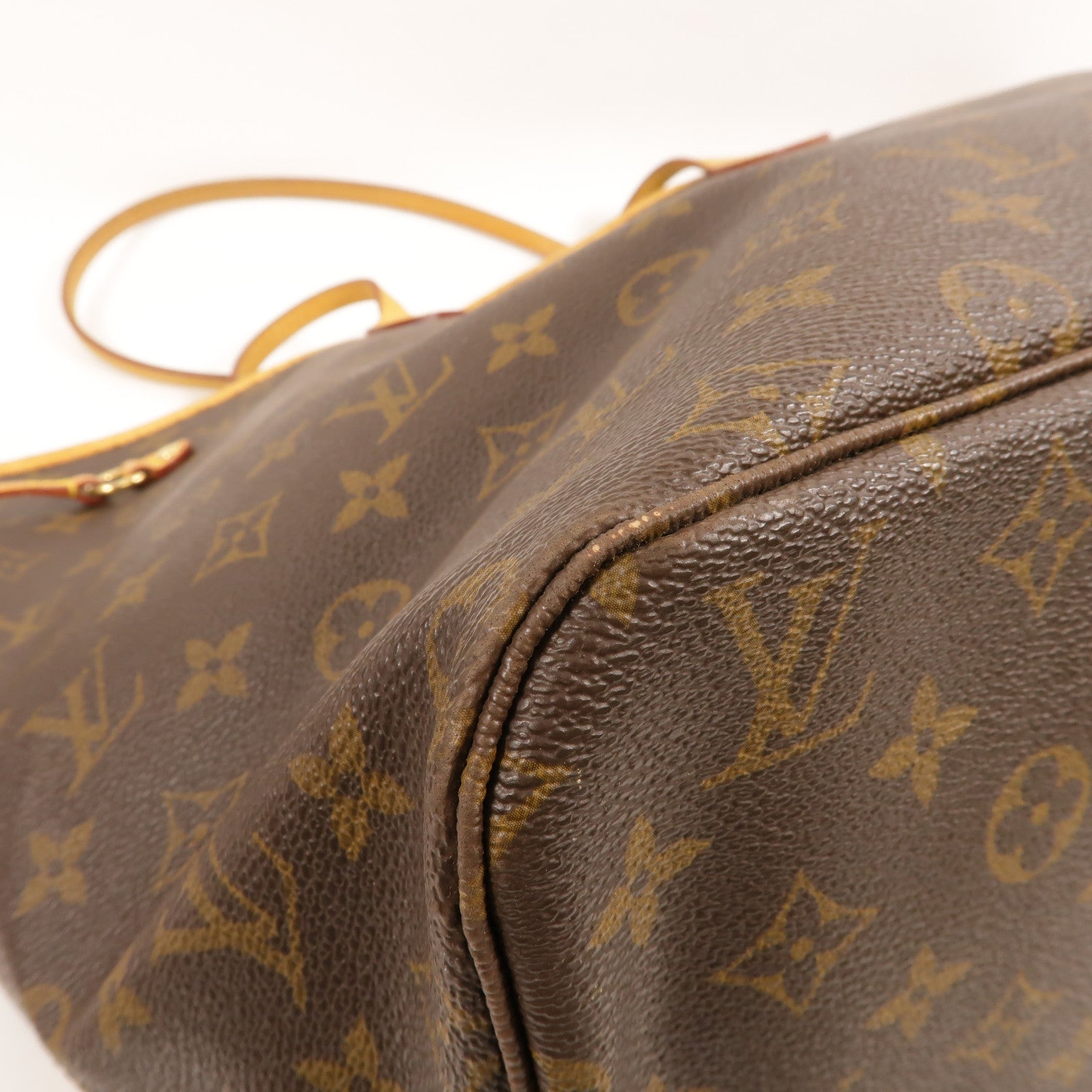 LOUIS VUITTON Monogram Neverfull GM金扣手挽袋
