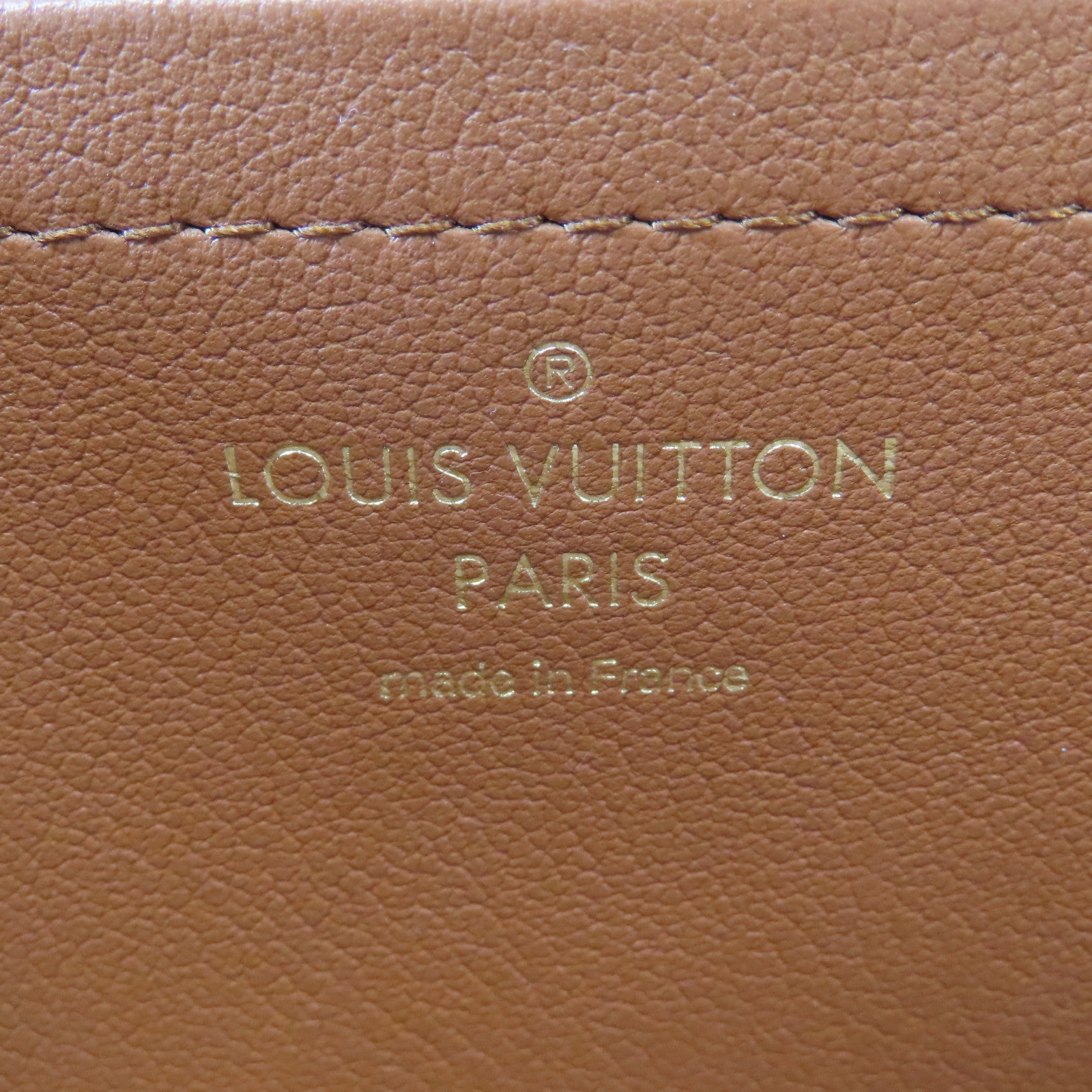 LOUIS VUITTON Monogram Marceau金扣鏈帶肩背袋棕色