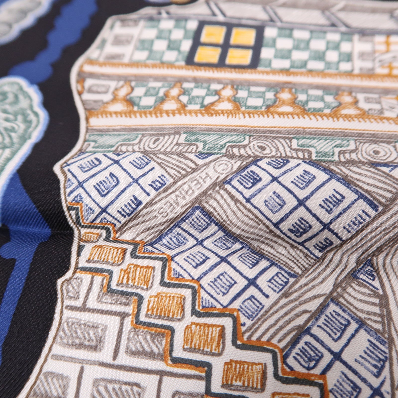 HERMES 絲質Scarf 90x90絲巾