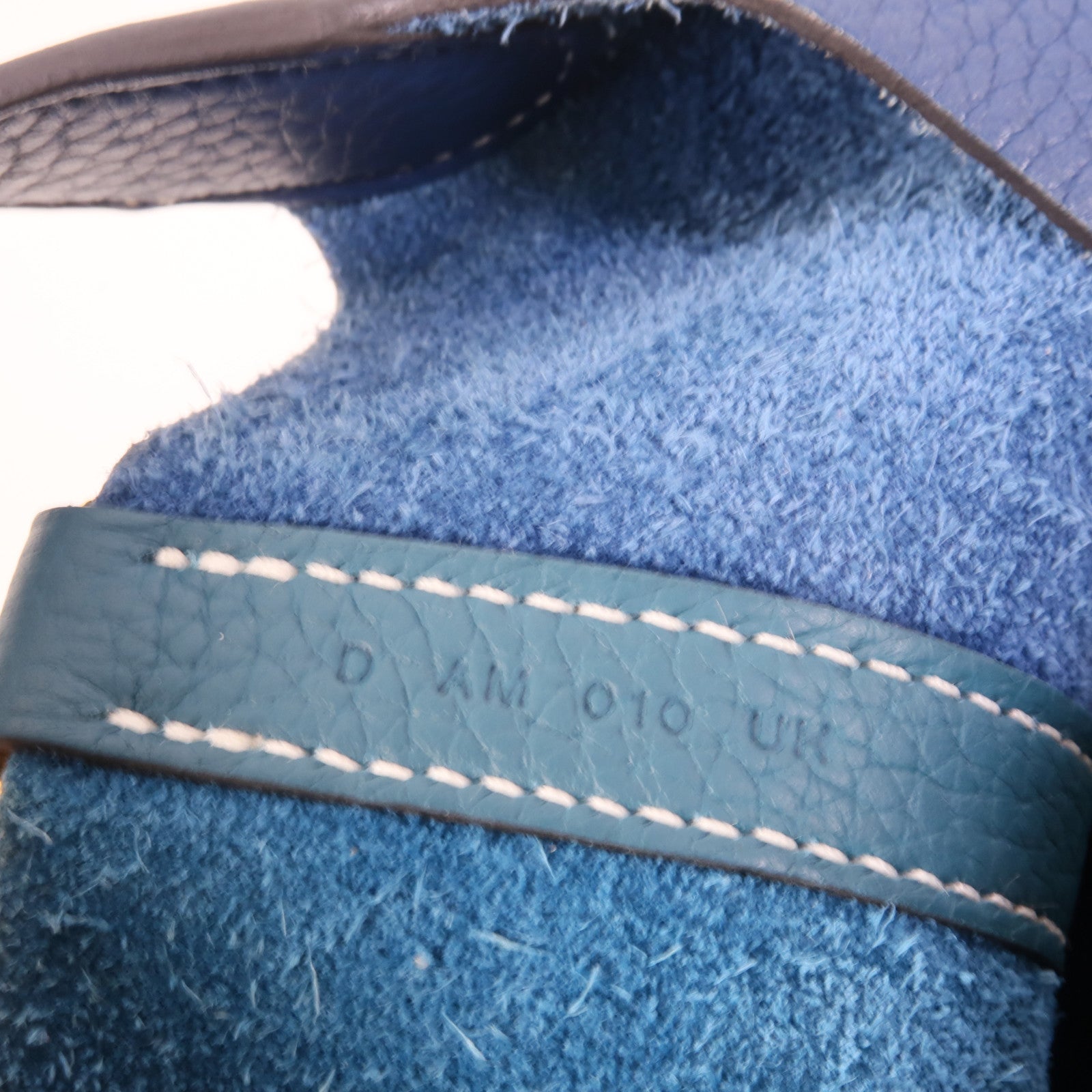 HERMES Clemence皮革Picotin PM手挽袋Deep Blue Vert Bosphore