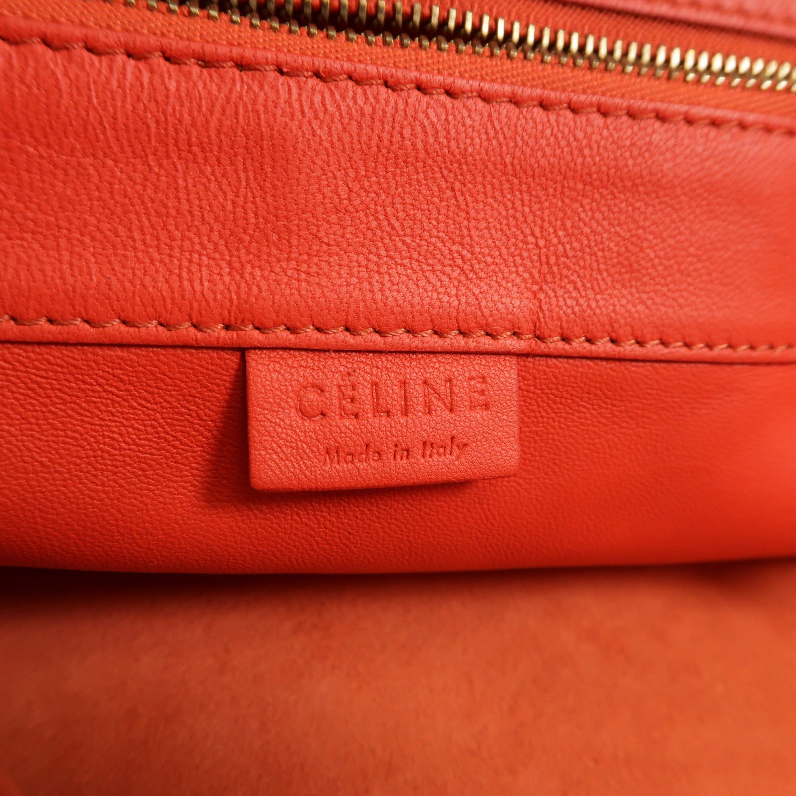 CELINE 羊皮皮革Shoulder Tote肩背袋