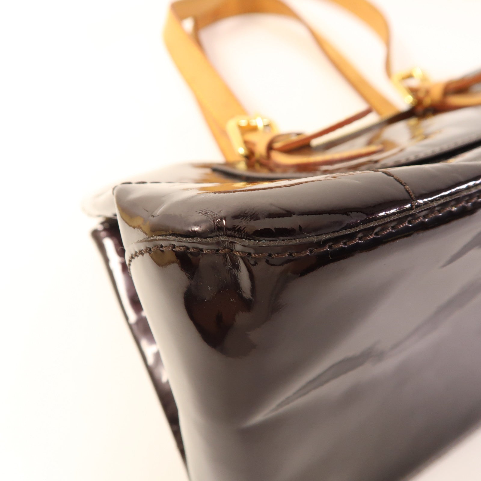 LOUIS VUITTON Vernis Rosewood Avenue金扣手挽袋