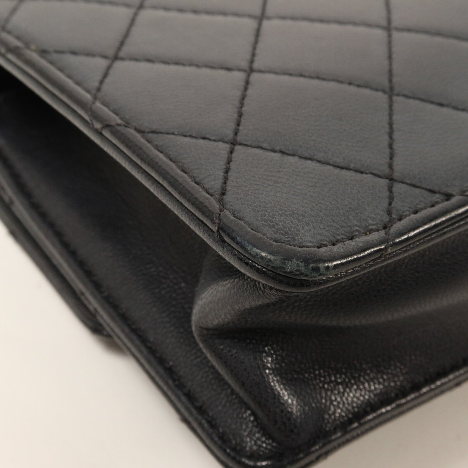 CHANEL 牛皮皮革Chain Flap Bag鏈帶肩背袋