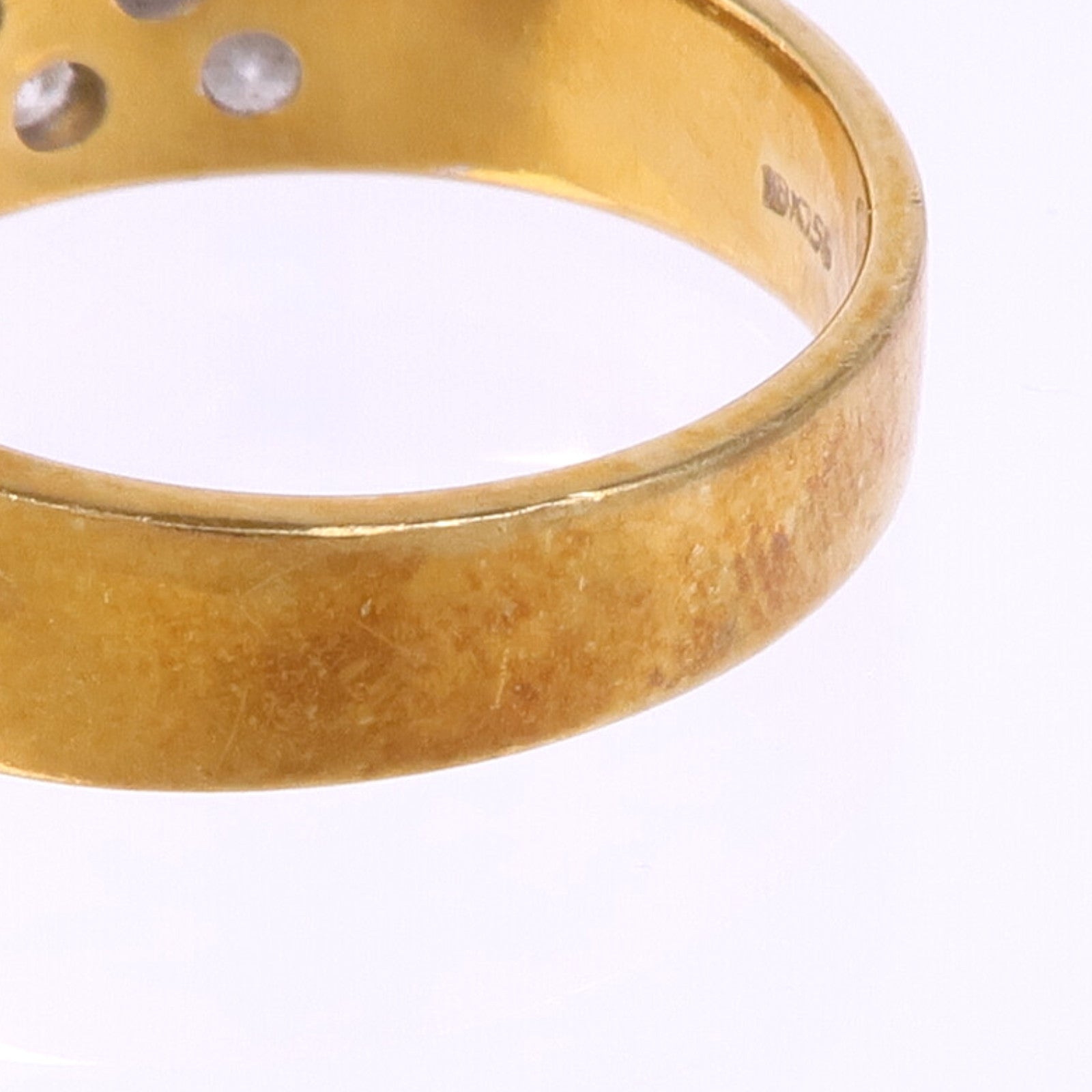 JEWELRY 18K黃金/白金Diamond Ring鑽石戒指US#5