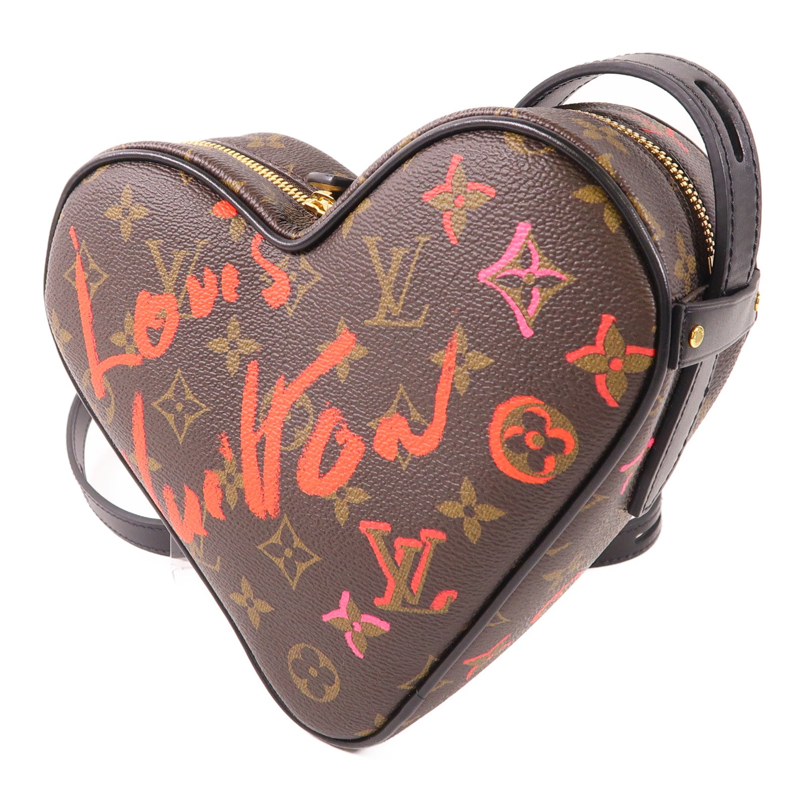 LOUIS VUITTON 【激減優惠】Monogram Sac Coeur Fall In Love金扣肩背袋棕色