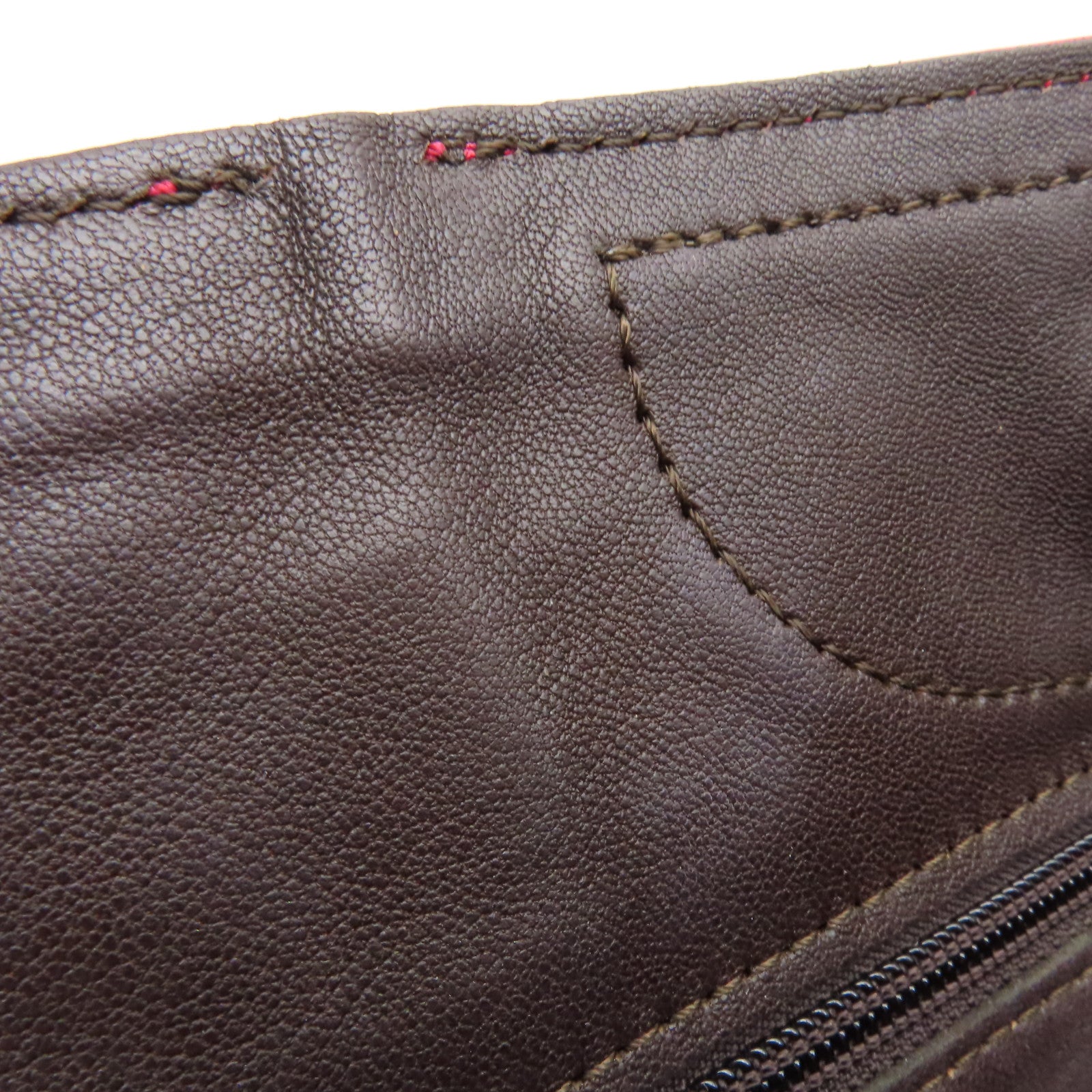 Longchamp 牛皮皮革2way Shoulder Bag銀扣手挽肩背兩用袋紅色