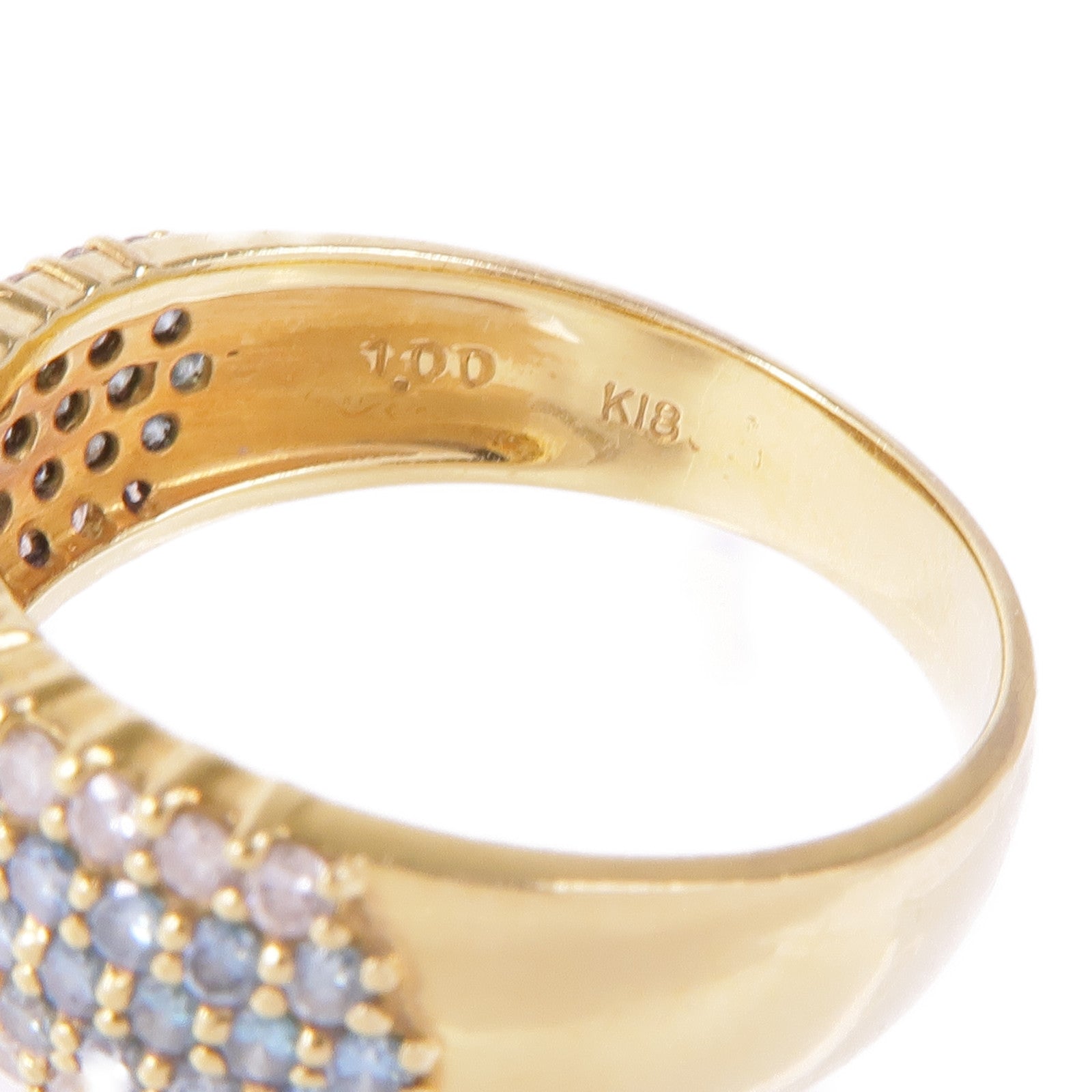 JEWELRY 18K黃金Diamond Ring鑽石戒指US#7.5