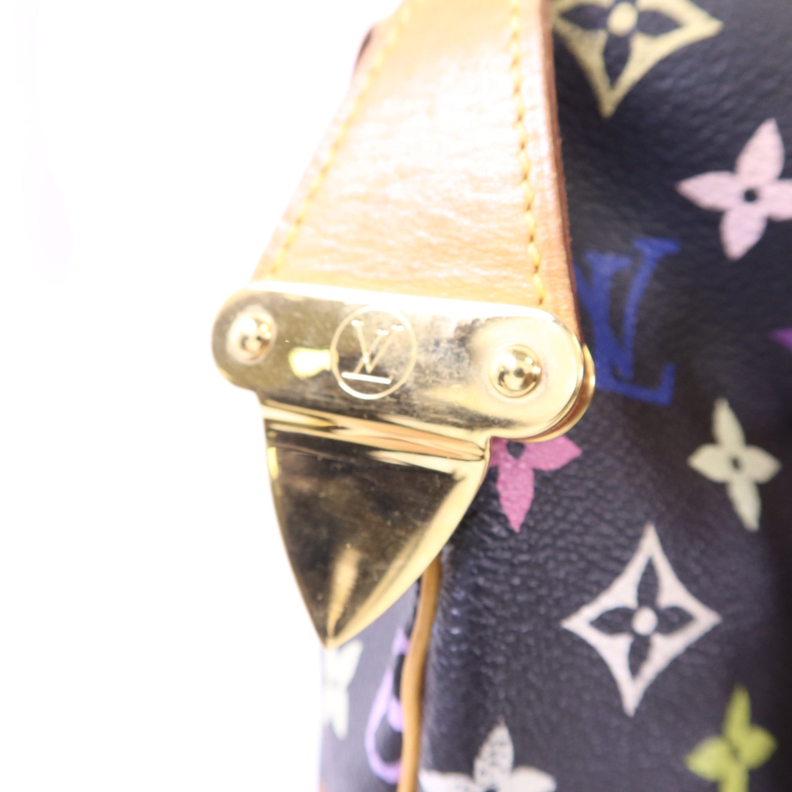 LOUIS VUITTON Monogram Multicolore Speedy 30金扣手挽袋