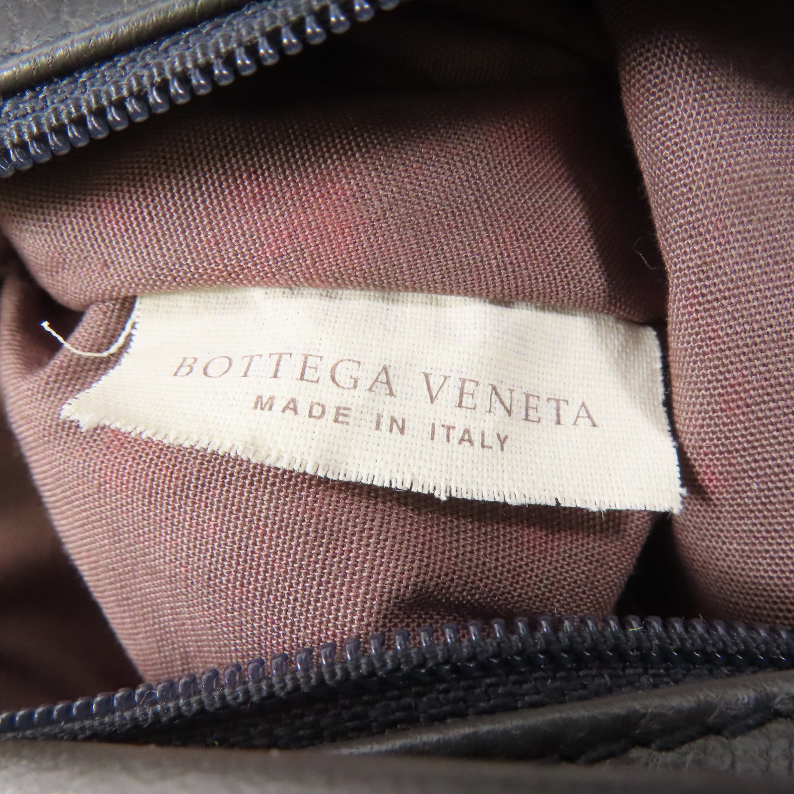 BOTTEGA VENETA 織紋皮革Shoulder Bag肩背袋灰色
