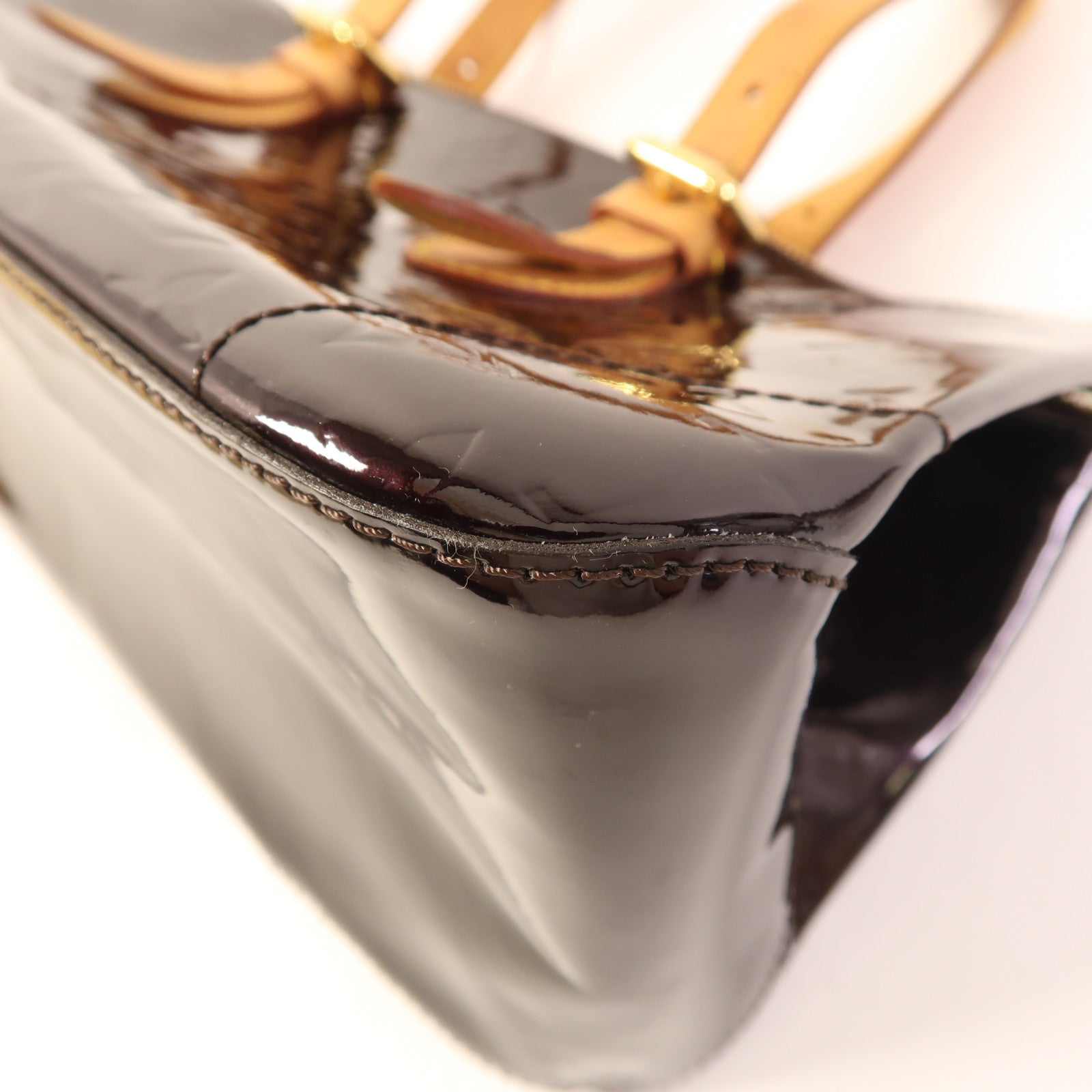 LOUIS VUITTON Vernis Rosewood Avenue金扣手挽袋