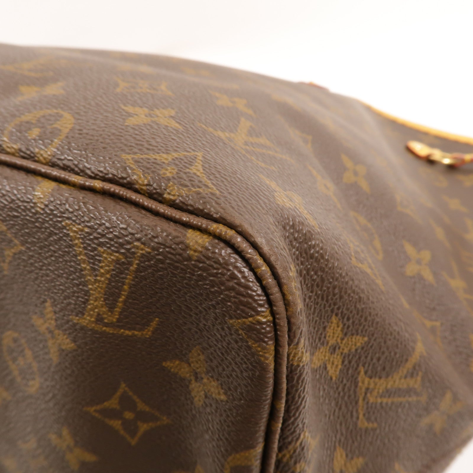 LOUIS VUITTON Monogram Neverfull GM金扣手挽袋