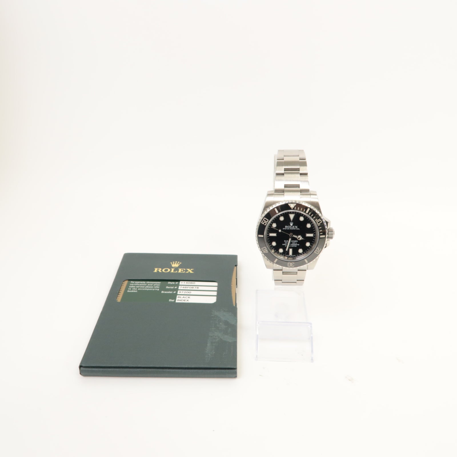 ROLEX 【激減優惠】Submariner不鏽鋼手錶自動機芯黑色