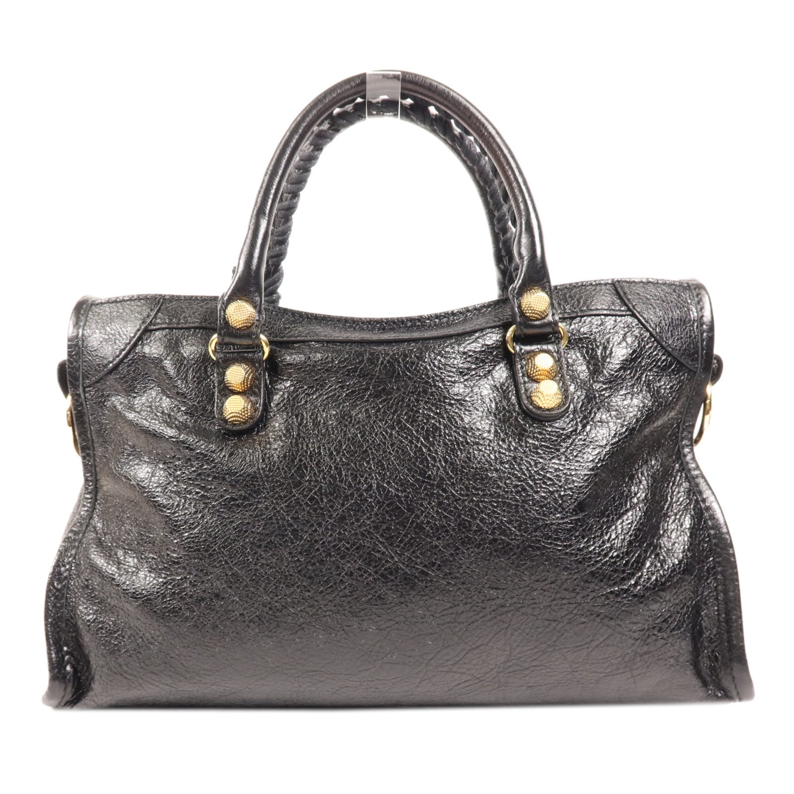 BALENCIAGA 牛皮皮革City金扣手挽肩背兩用袋