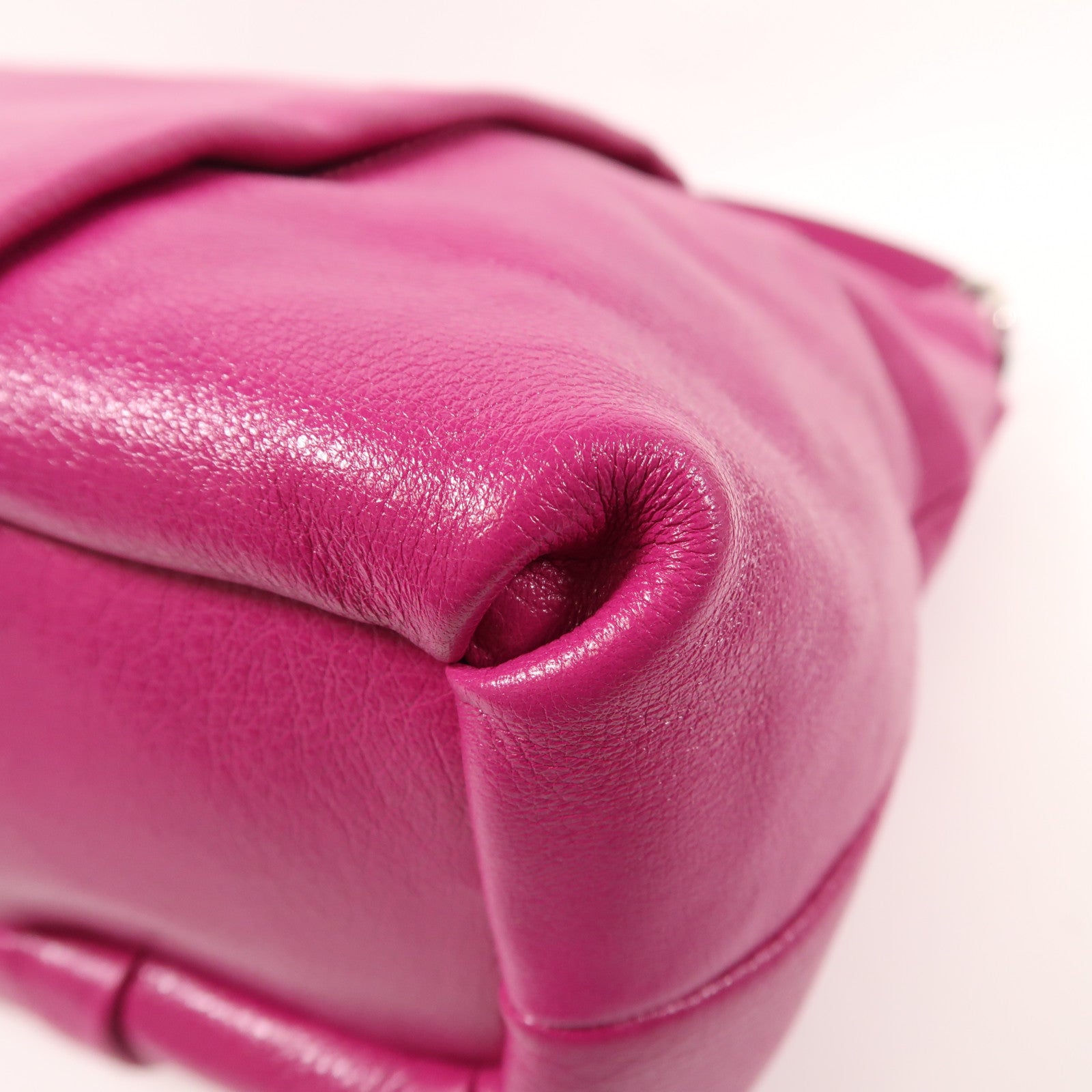 COACH 牛皮皮革2way Shoulder Bag銀扣肩背袋