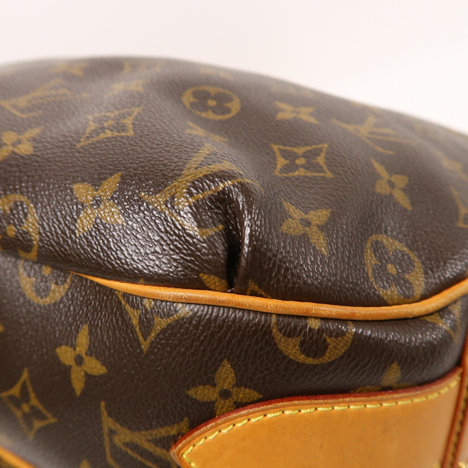 LOUIS VUITTON LV GHW Tulum GM Shoulder Bag M40075 Monogram Brown