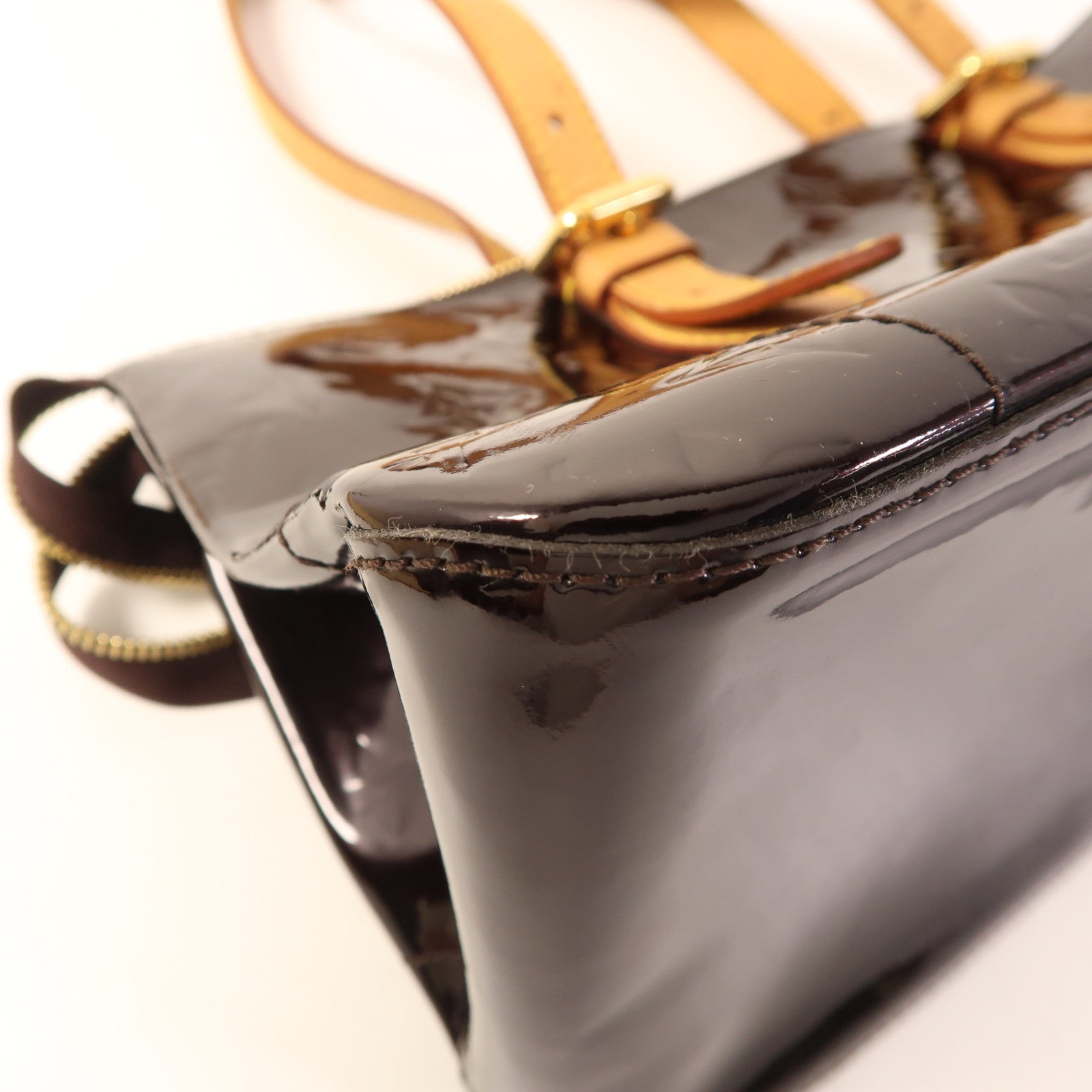 LOUIS VUITTON LV GHW Rosewood Avenue Hand Bag Vernis Red