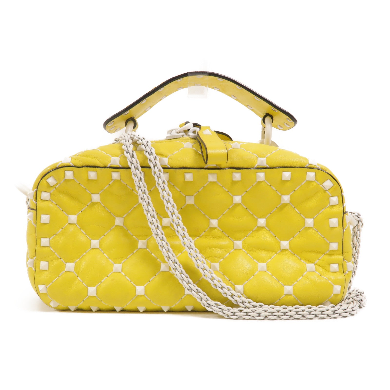 Valentino 羊皮皮革Rockstud Spike手挽肩背兩用袋