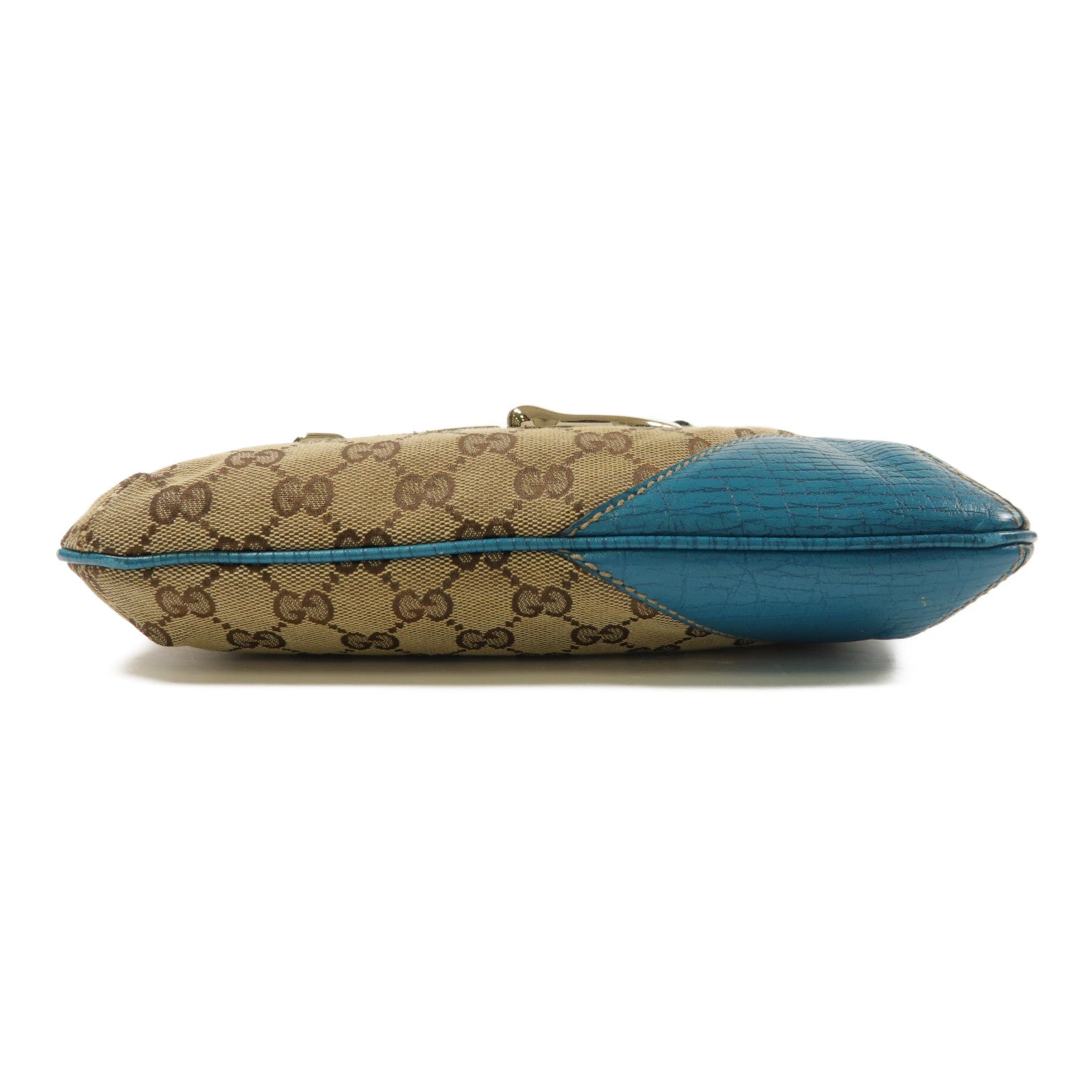 GUCCI 帆布Shoulder Bag金扣肩背袋