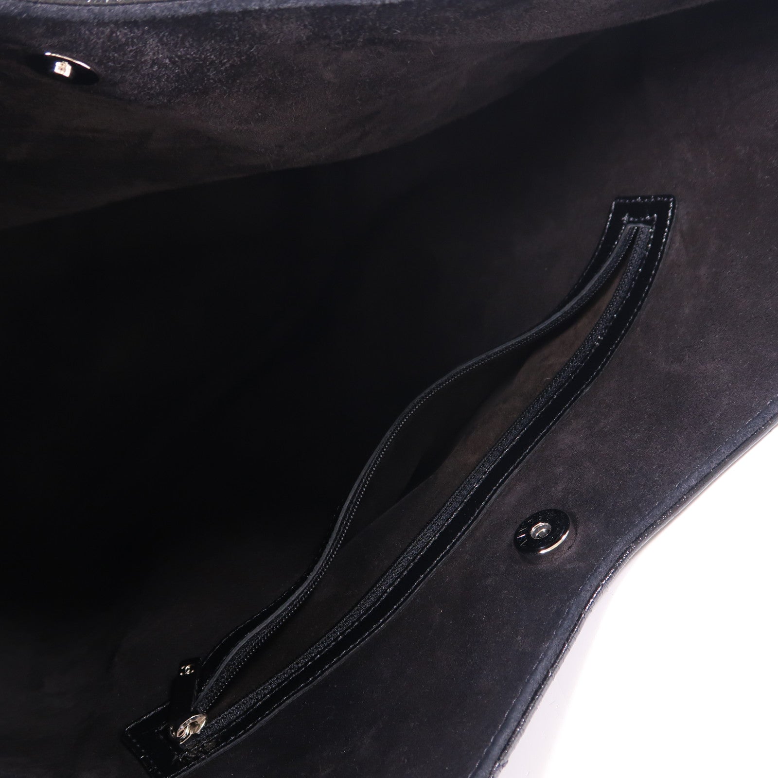 CHANEL 牛皮皮革Chain Shoulder銀扣肩背袋