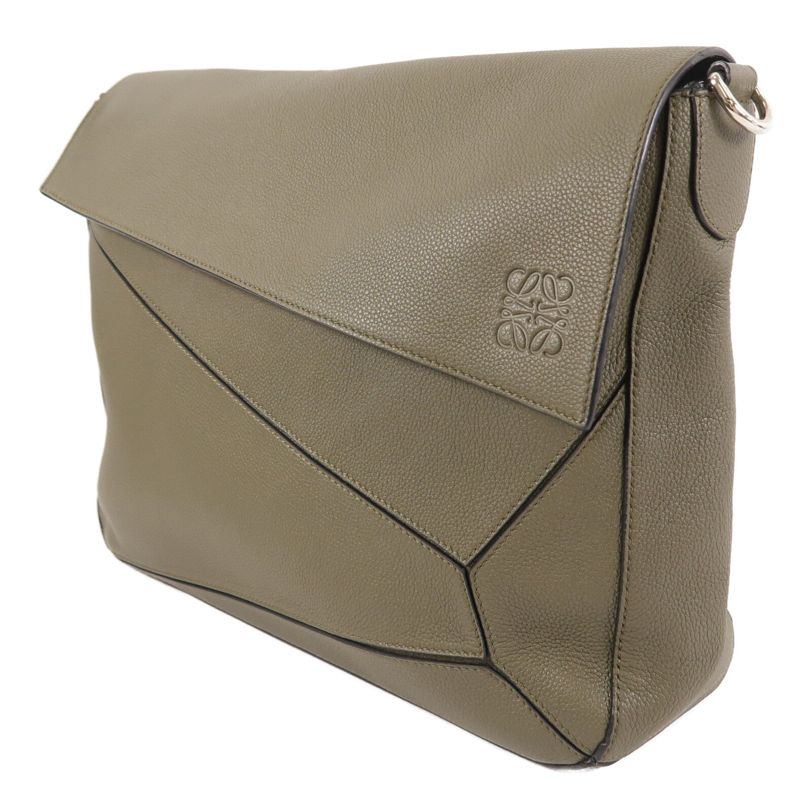 LOEWE 牛皮皮革Puzzle Messenger Bag肩背袋