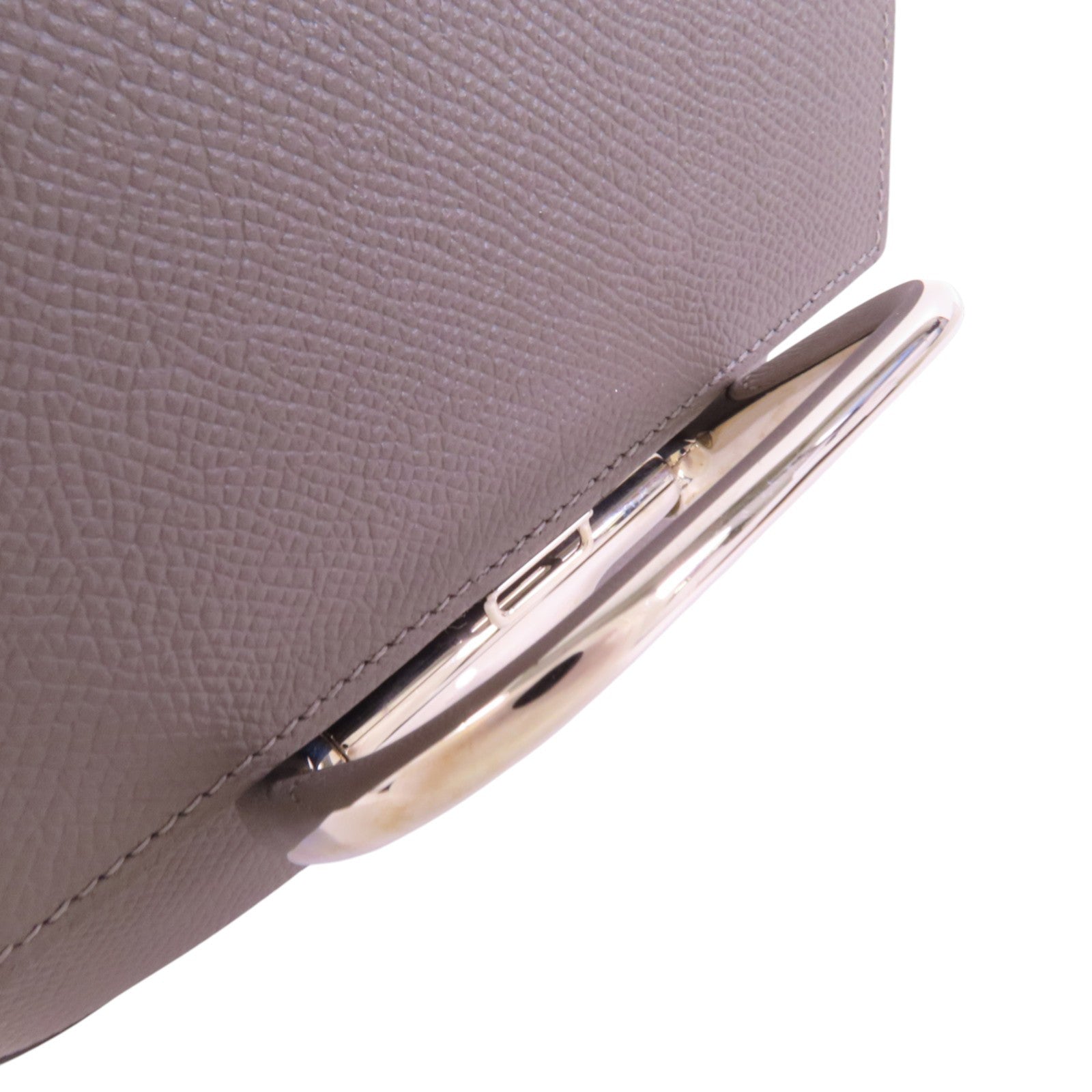 HERMES Epsom皮革Della Cavalleria Mini銀扣肩背袋