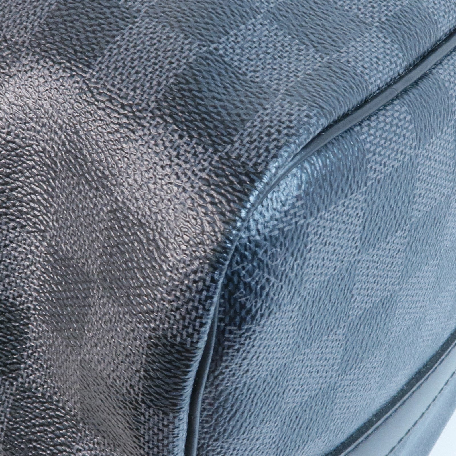 LOUIS VUITTON Damier Graphite Keepall 45 Bandouliere銀扣手挽肩背兩用袋