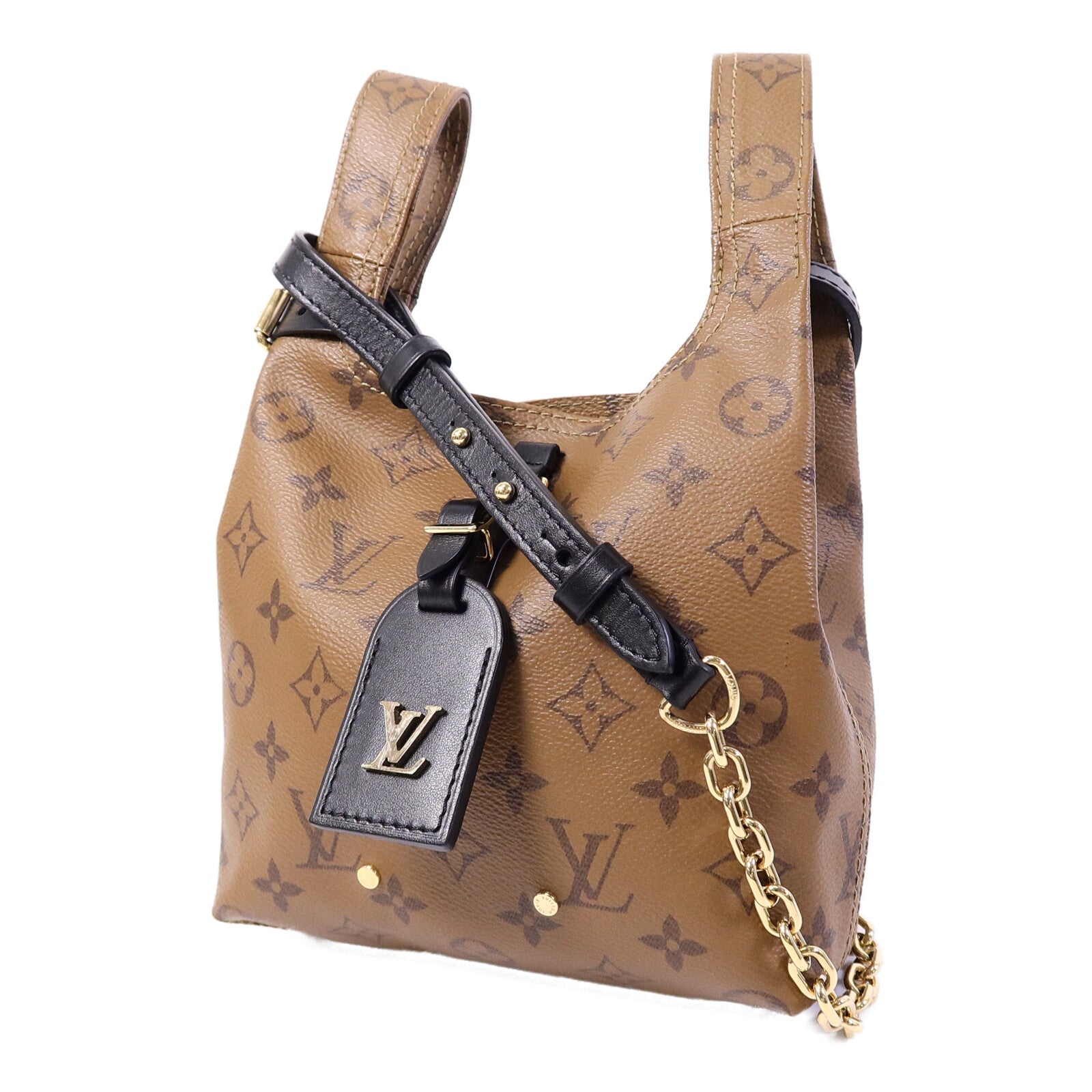 LOUIS VUITTON Monogram Reverse Atlantis BB手挽肩背兩用袋
