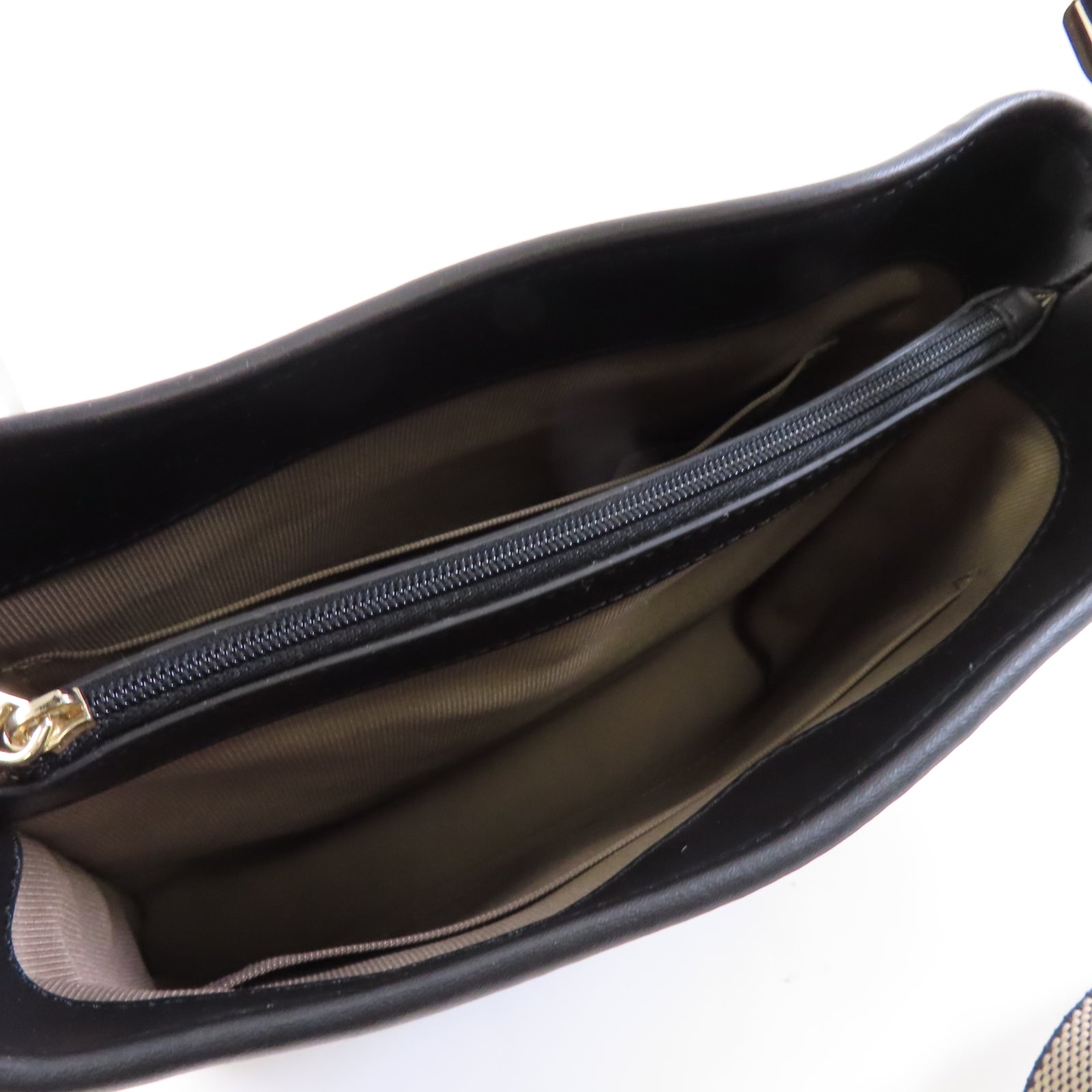 Furla 牛皮皮革2way Shoulder Bag金扣手挽肩背兩用袋黑色