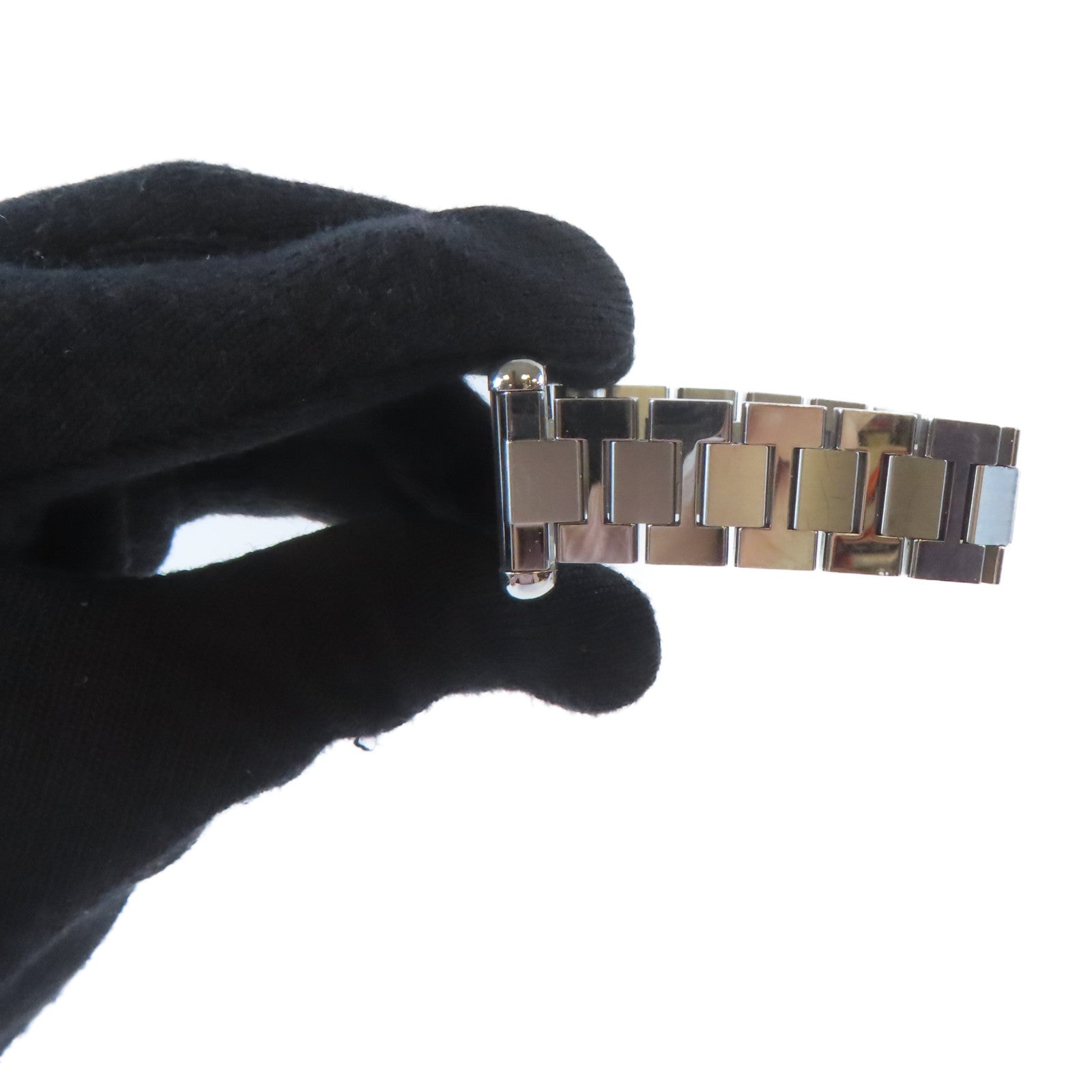 CARTIER Tank Solo不鏽鋼手錶石英機芯白色#15cm