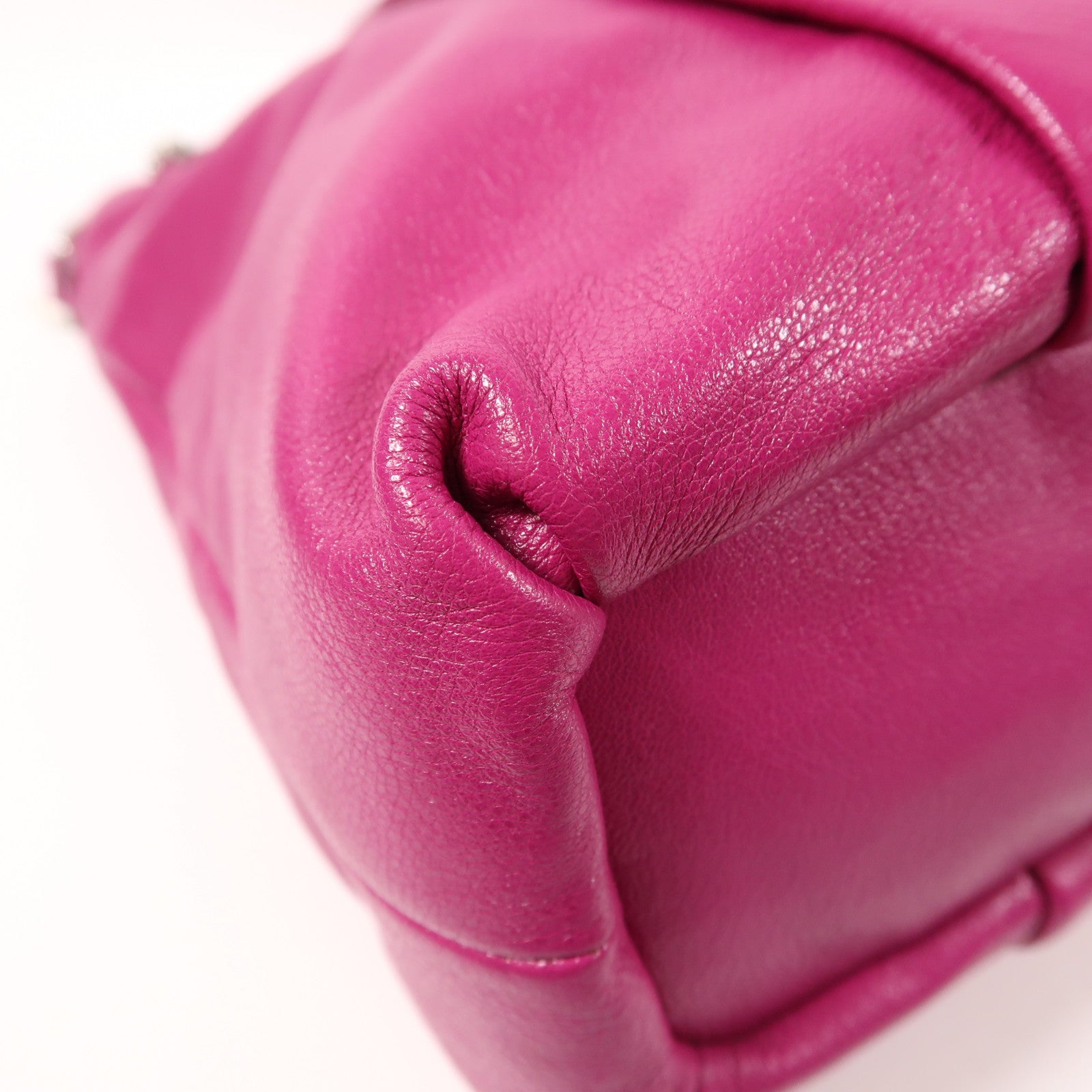 COACH 牛皮皮革2way Shoulder Bag銀扣肩背袋