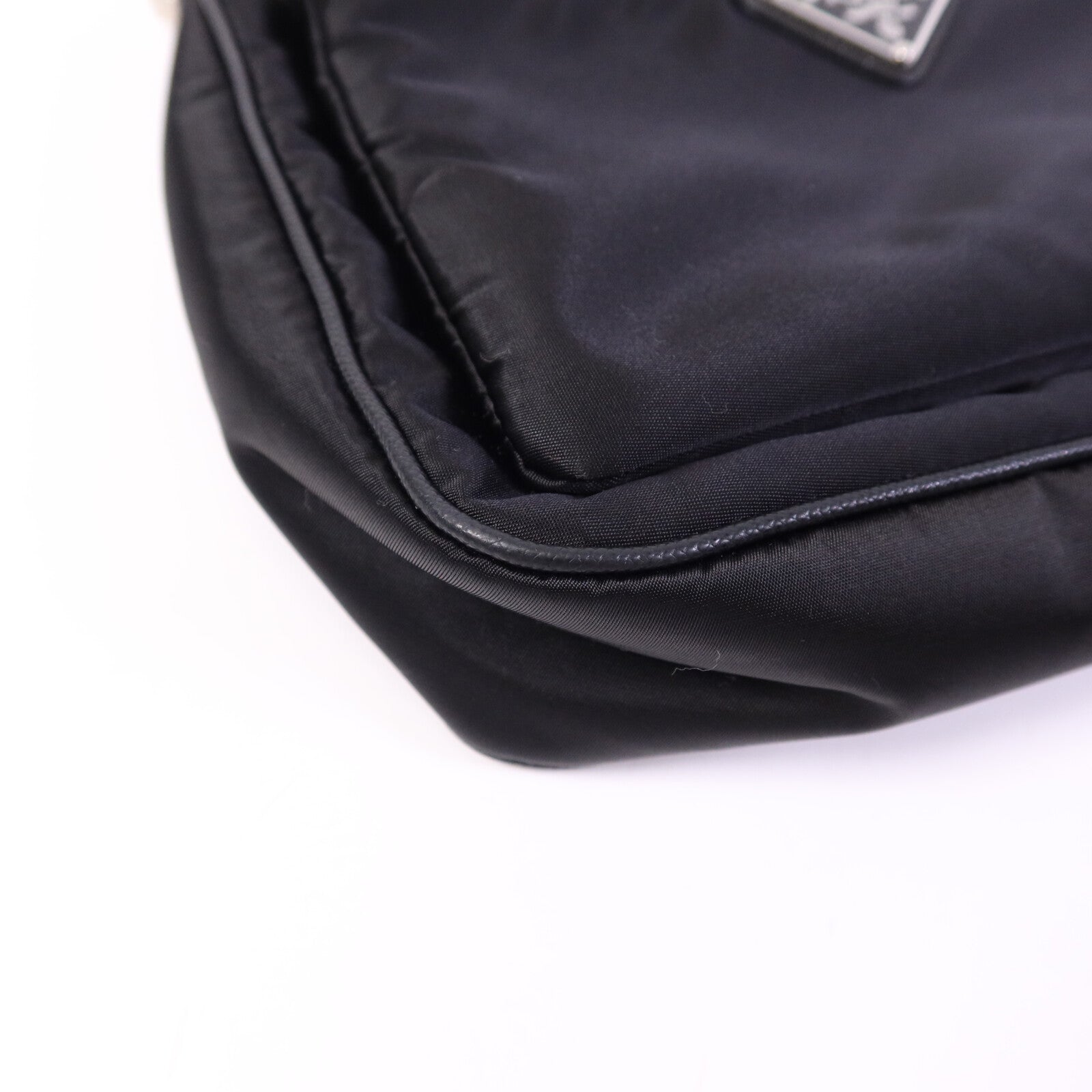 PRADA 尼龍Shoulder Bag銀扣手挽肩背兩用袋