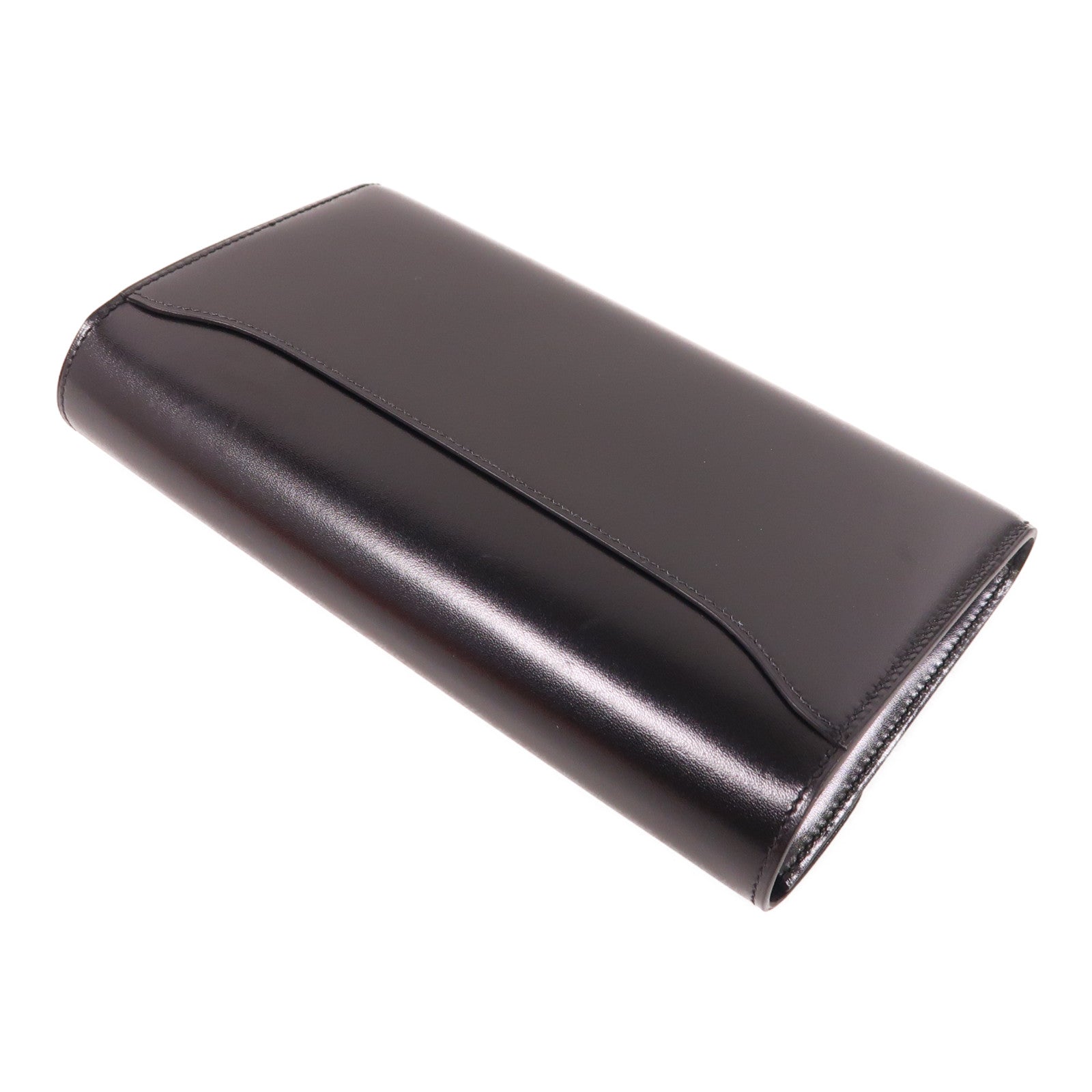 HERMES Box Calf皮革Constance Long Wallet銀扣長錢包