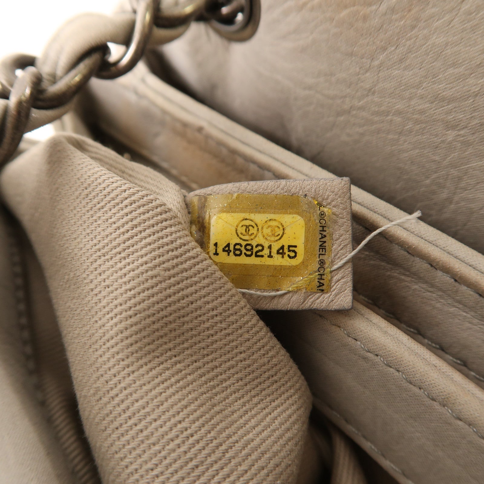 CHANEL 牛皮皮革Chain Shoulder肩背袋