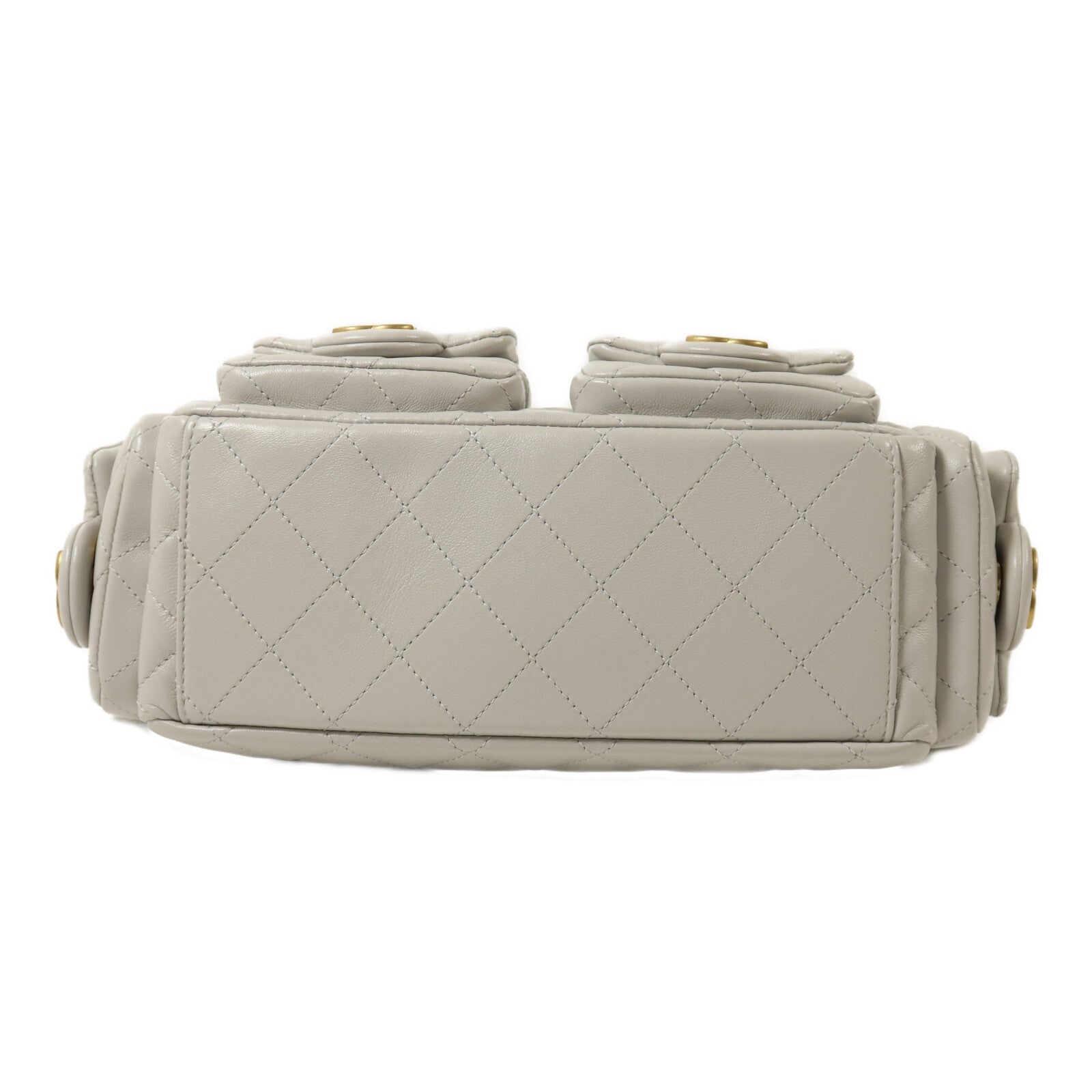 CHANEL 羊皮皮革25C Hobo Small鏈帶肩背袋