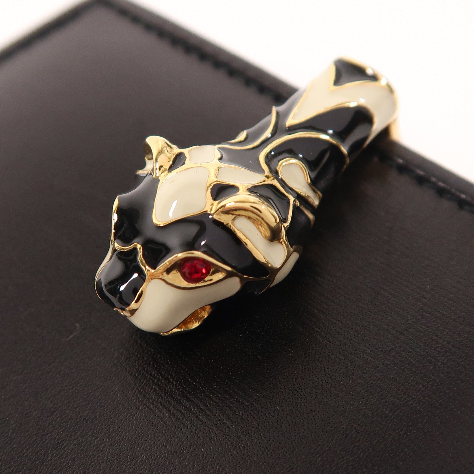 GUCCI 【激減優惠】牛皮皮革Wallet金扣錢包