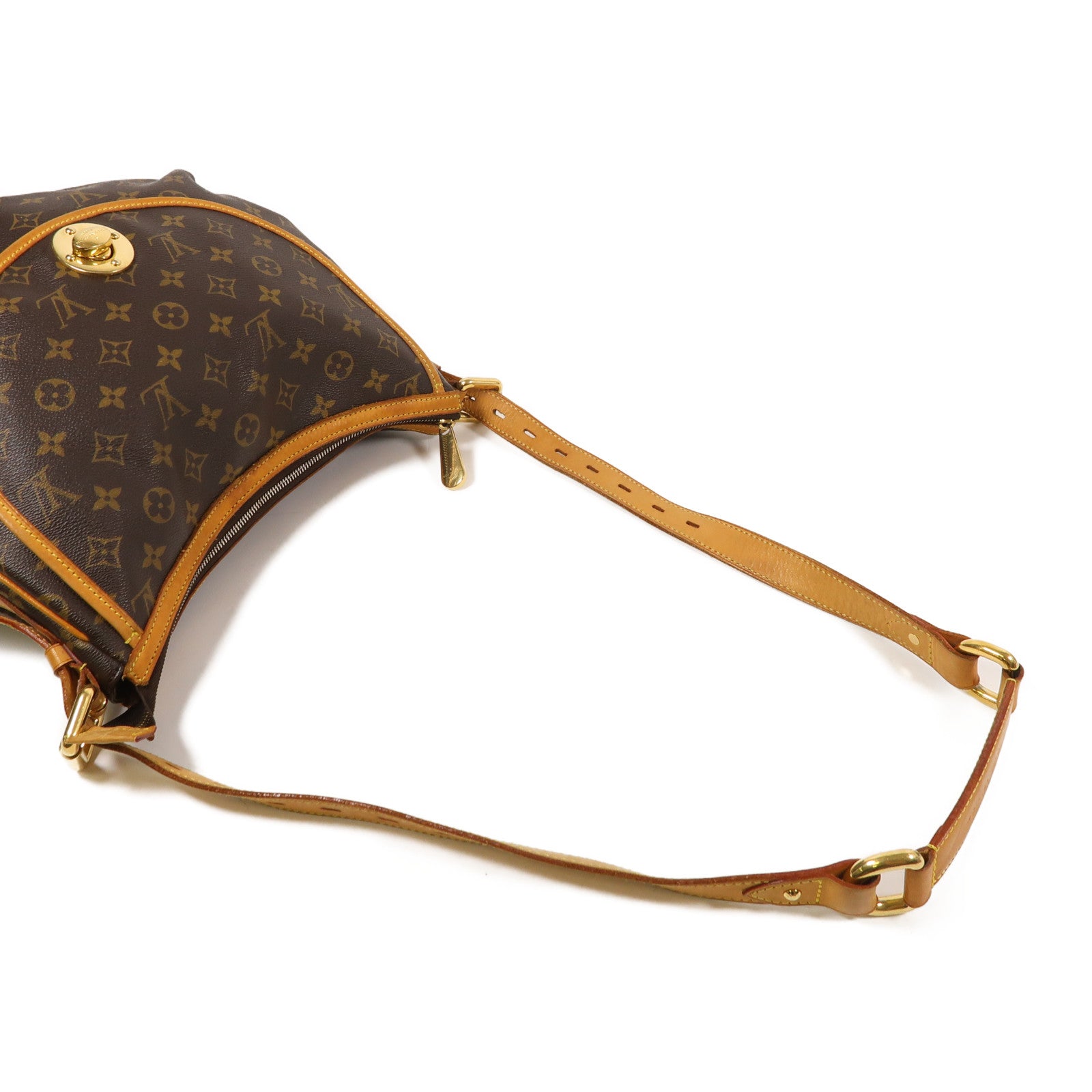 LOUIS VUITTON Monogram Tulum GM金扣肩背袋