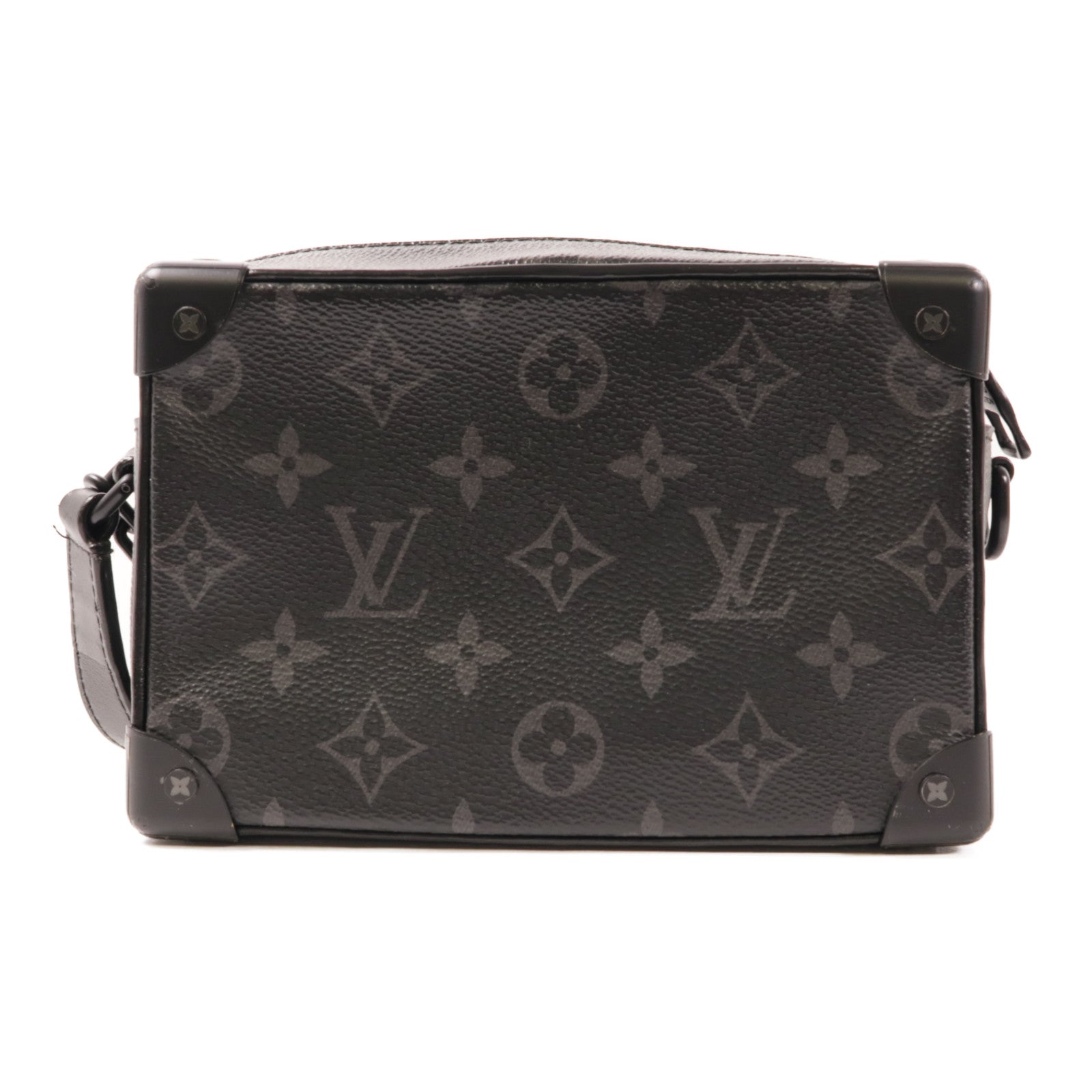 LOUIS VUITTON Monogram Eclipse Mini Soft Trunk肩背袋