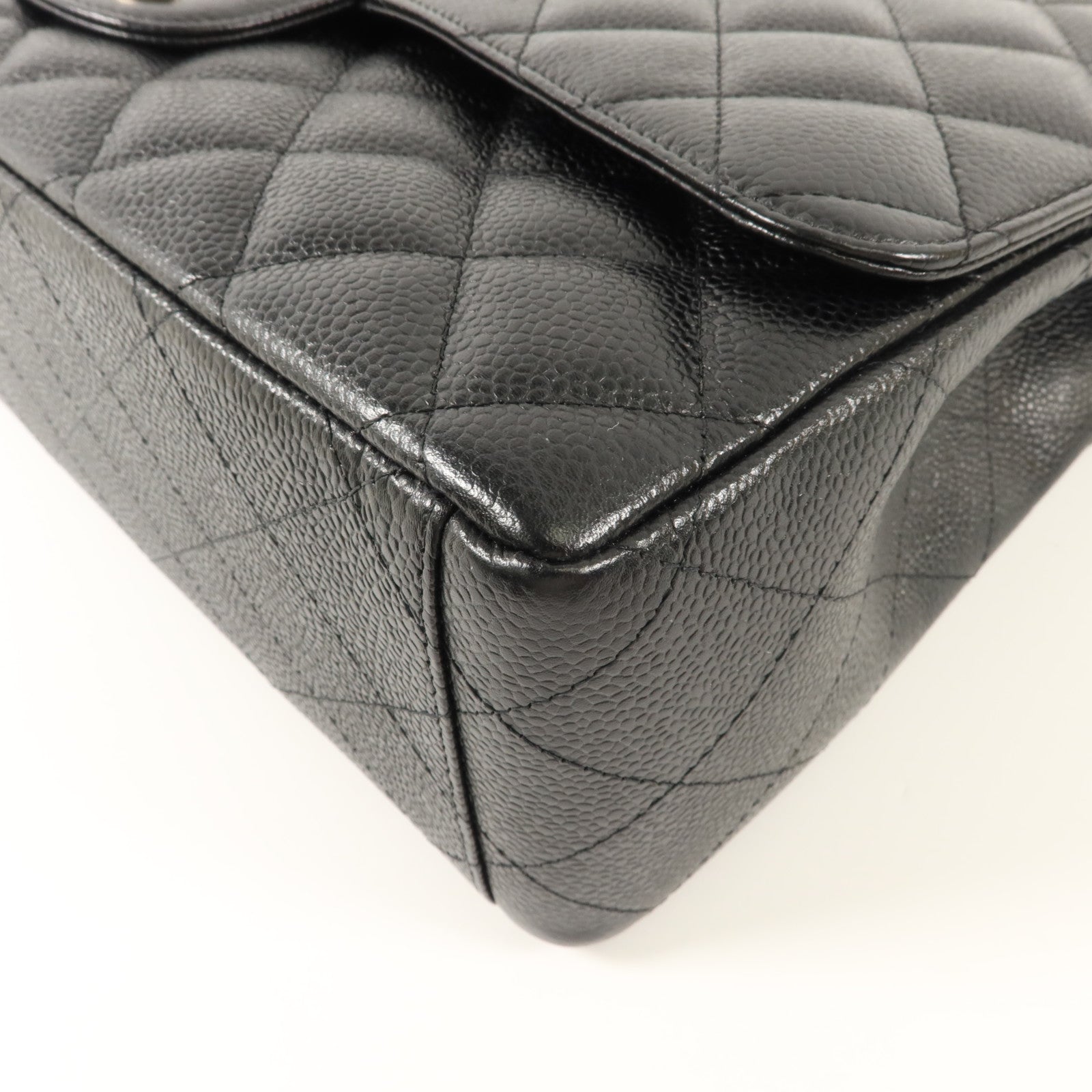 CHANEL 牛皮皮革Maxi Classic鏈帶肩背袋