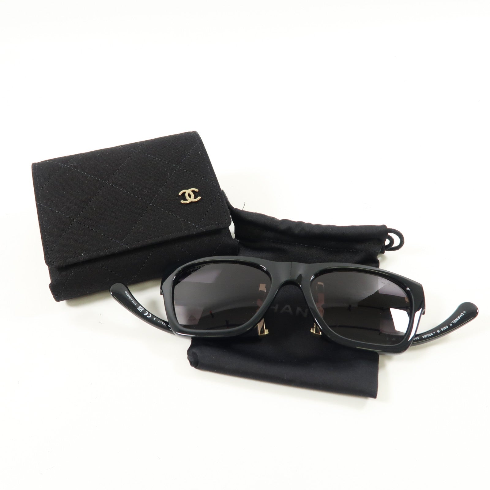 CHANEL PVC Sunglasses太陽眼鏡黑色