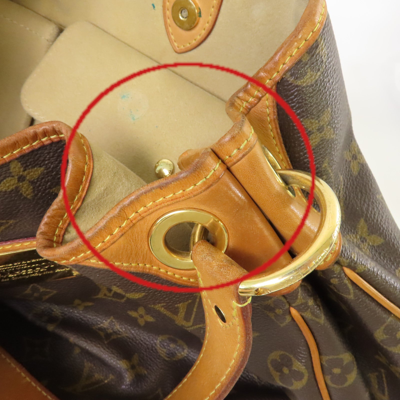 LOUIS VUITTON **【激減優惠】Monogram Galliera PM Shoulder Bag金扣肩背袋啡色