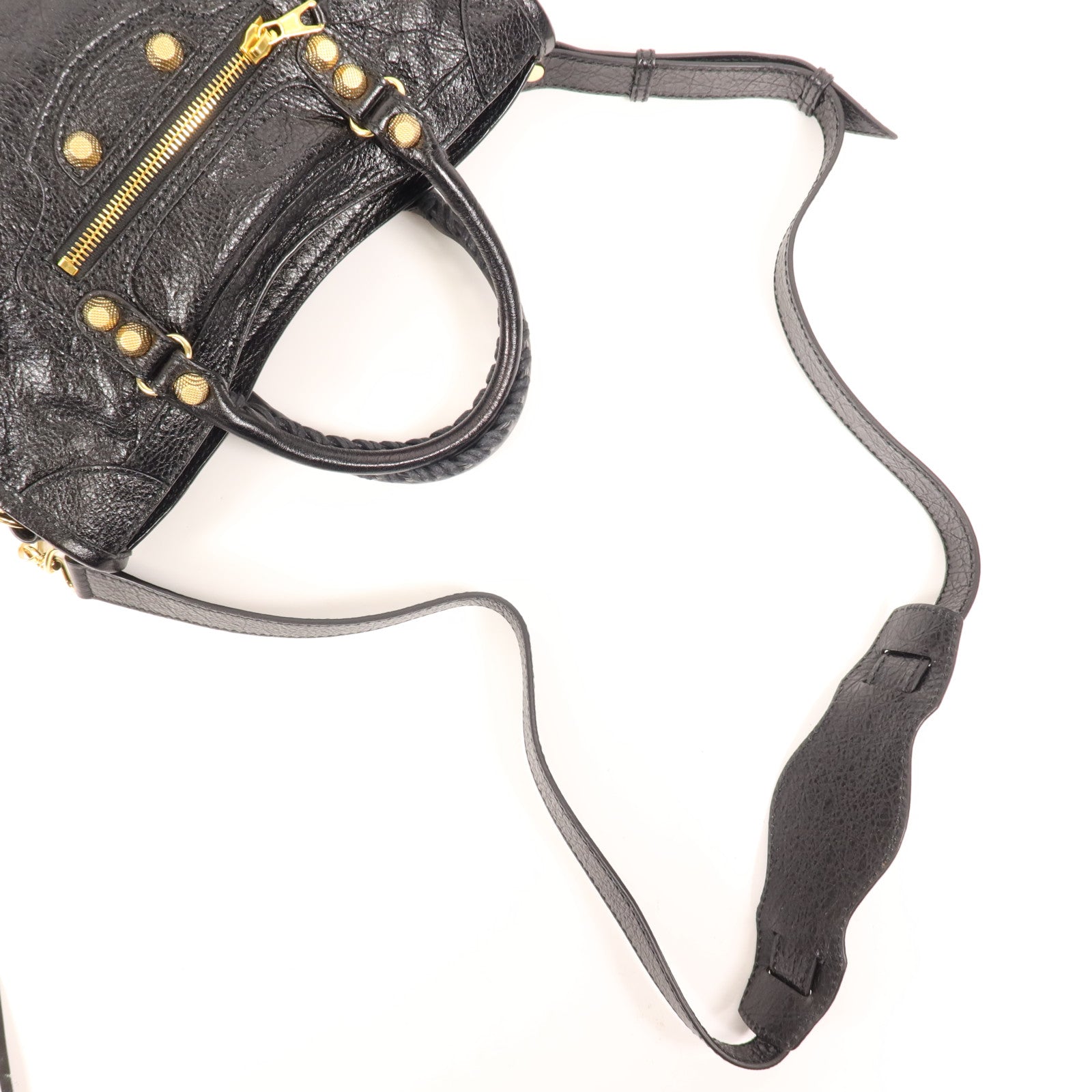 BALENCIAGA 牛皮皮革City金扣手挽肩背兩用袋