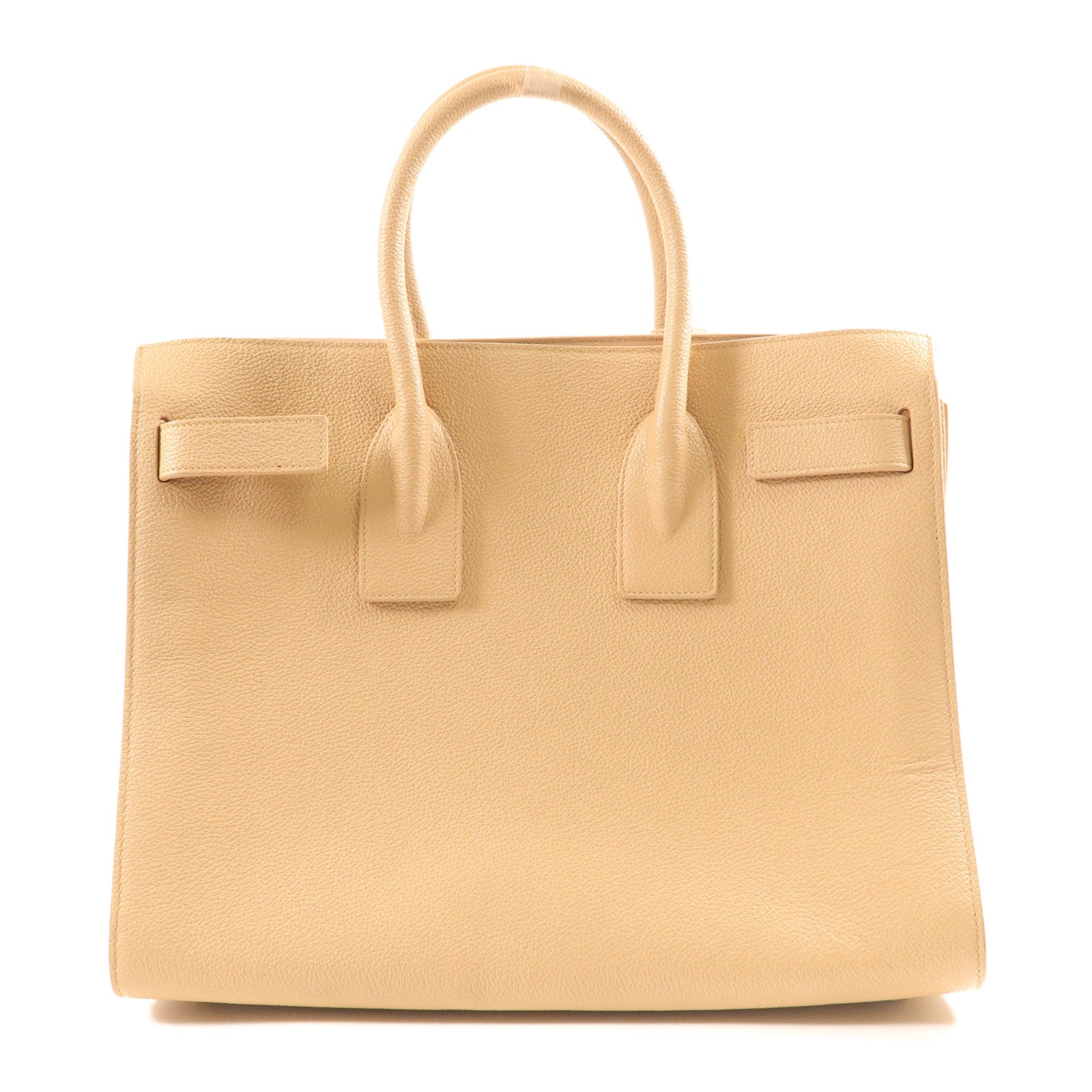 SAINT LAURENT YSL SHW Sac de jour 2Way Shoulder Bag Calfskin Leather Beige