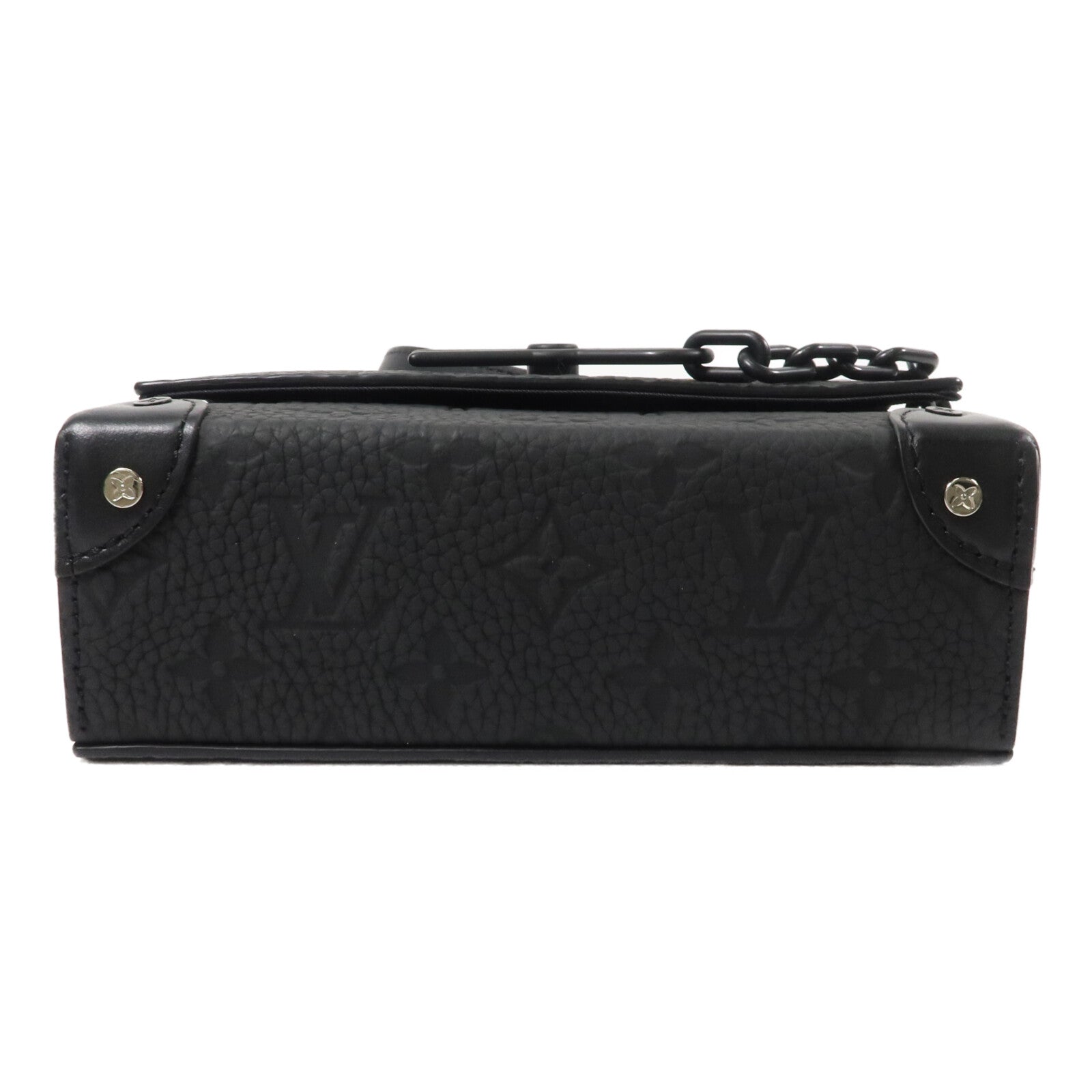 LOUIS VUITTON Monogram Taurillon Steamer Wearable Wallet扣肩背袋