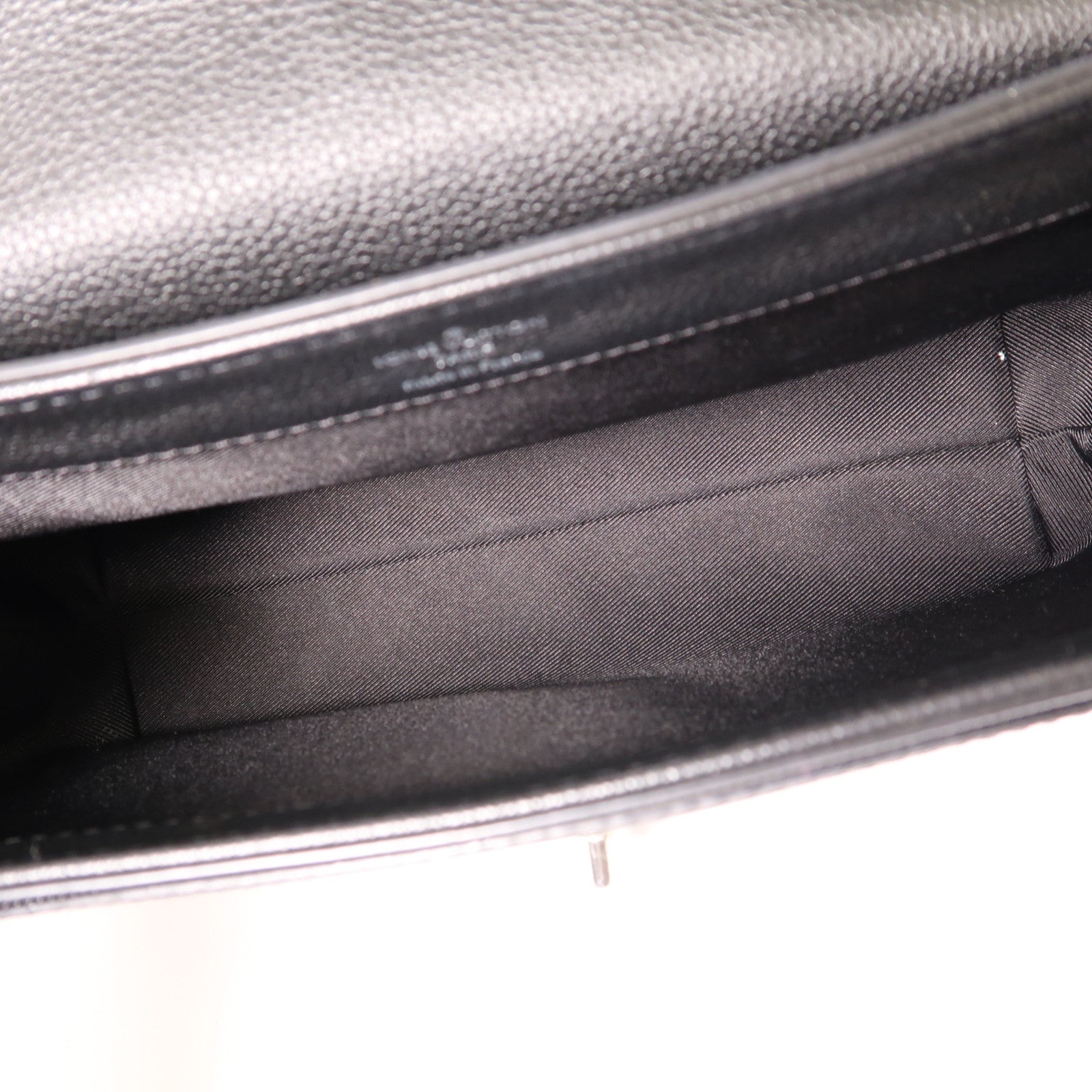 LOUIS VUITTON 牛皮皮革Lockme II BB銀扣鏈帶手挽肩背兩用袋黑色