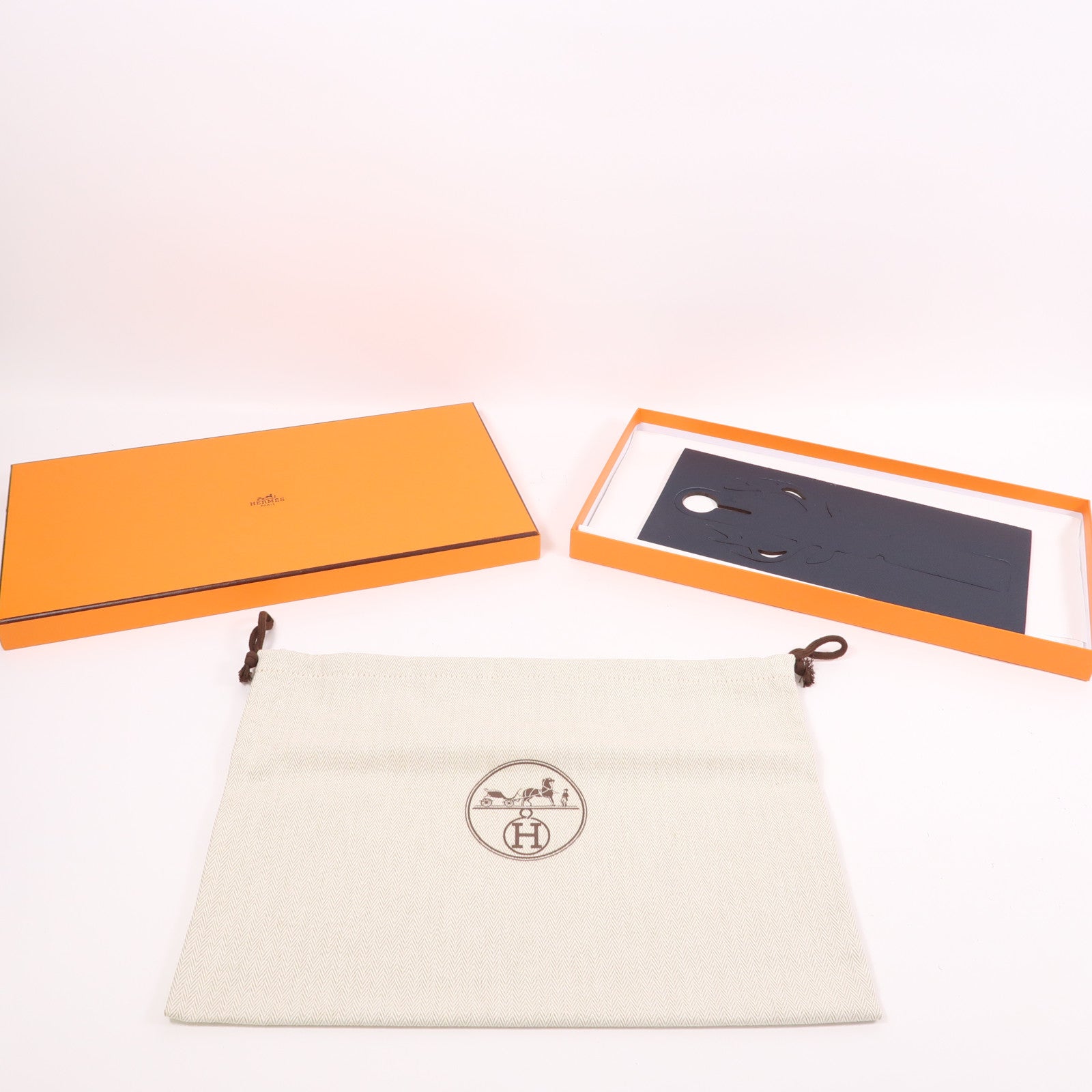 HERMES Epsom皮革Petit H Reindeer Deer Travel Luggage Tag掛飾