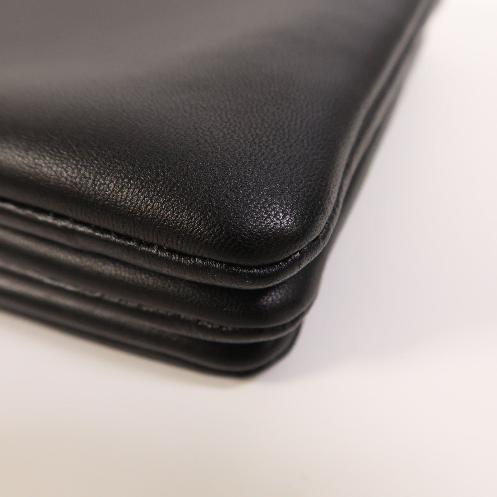 CELINE 羊皮皮革Trio金扣肩背袋