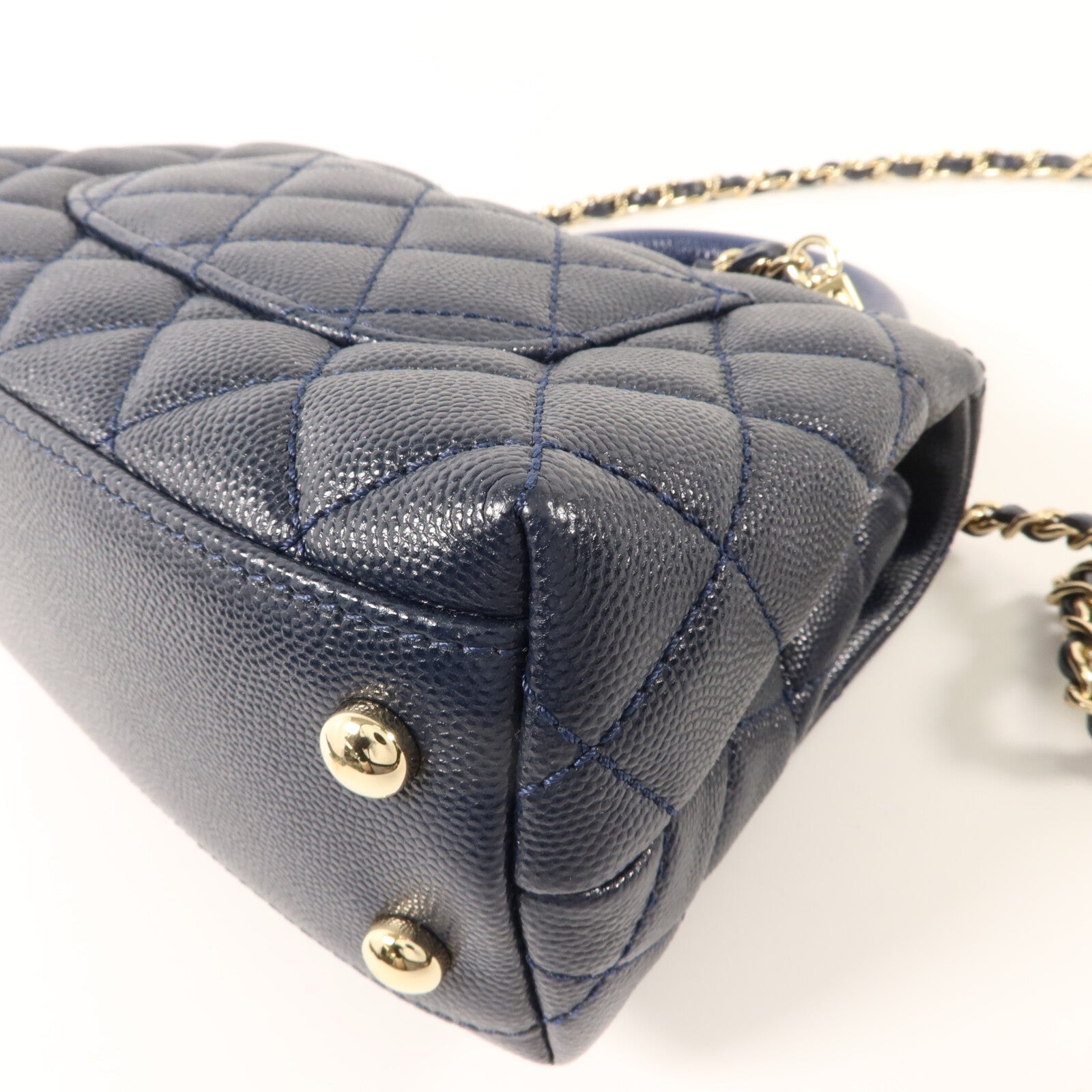 CHANEL 牛皮皮革Coco Handle Mini手挽肩背兩用袋