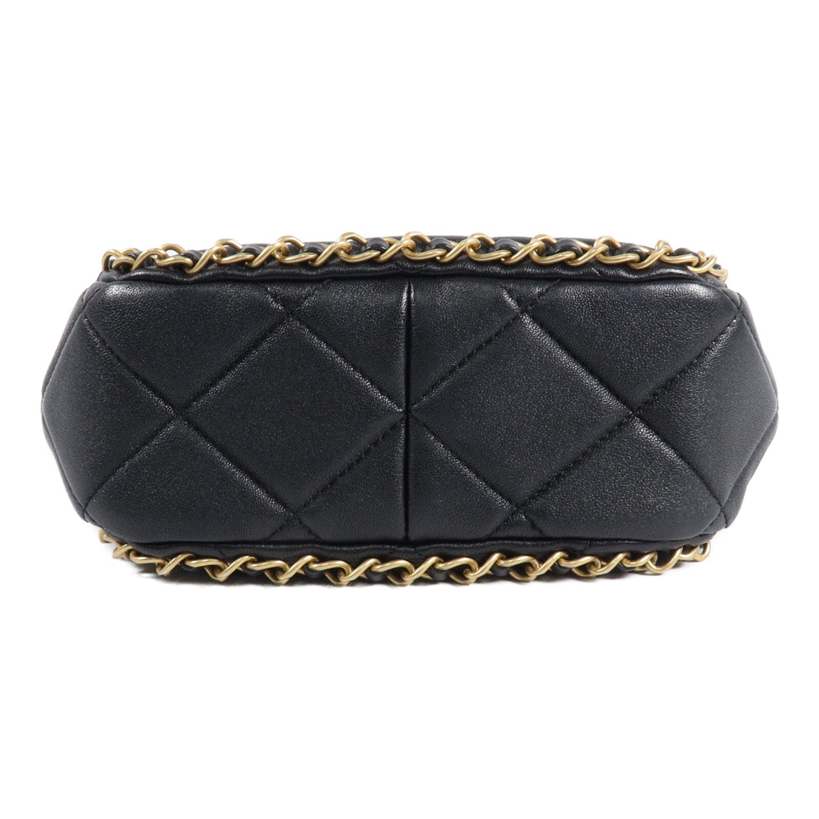CHANEL 羊皮皮革Small Bucket Bag鏈帶肩背袋